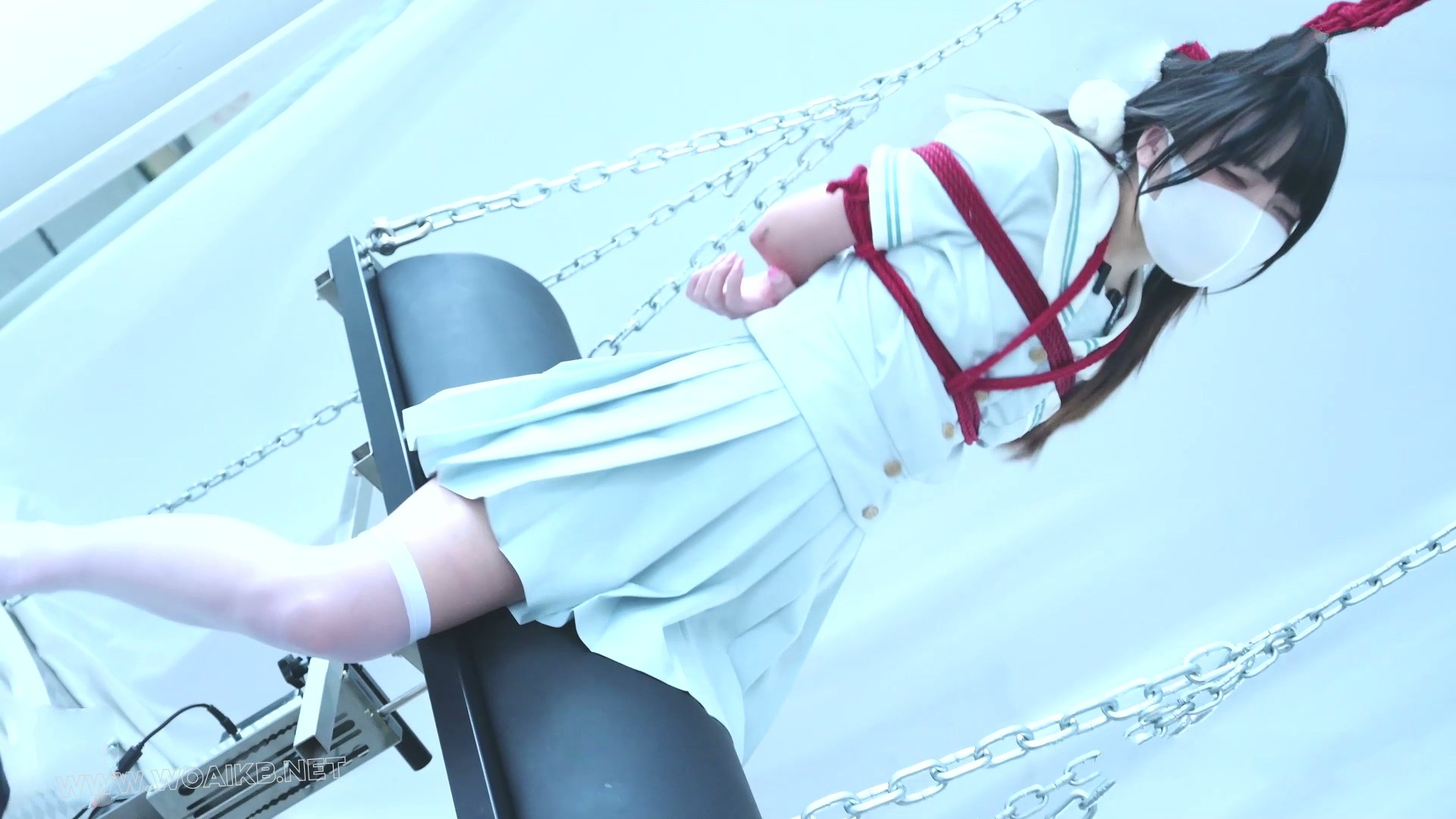 木马少女 清纯JK少女误入木马地狱 ，JK 白丝 电动木马 极限折磨 高潮失禁 预览图