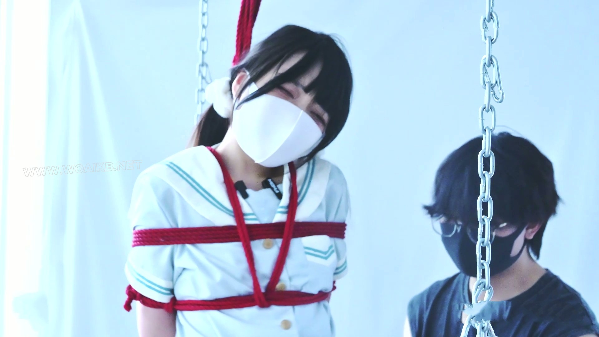 木马少女 清纯JK少女误入木马地狱 ，JK 白丝 电动木马 极限折磨 高潮失禁 预览图