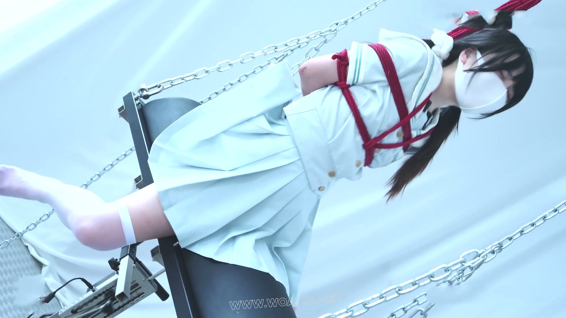 木马少女 清纯JK少女误入木马地狱 ，JK 白丝 电动木马 极限折磨 高潮失禁 预览图
