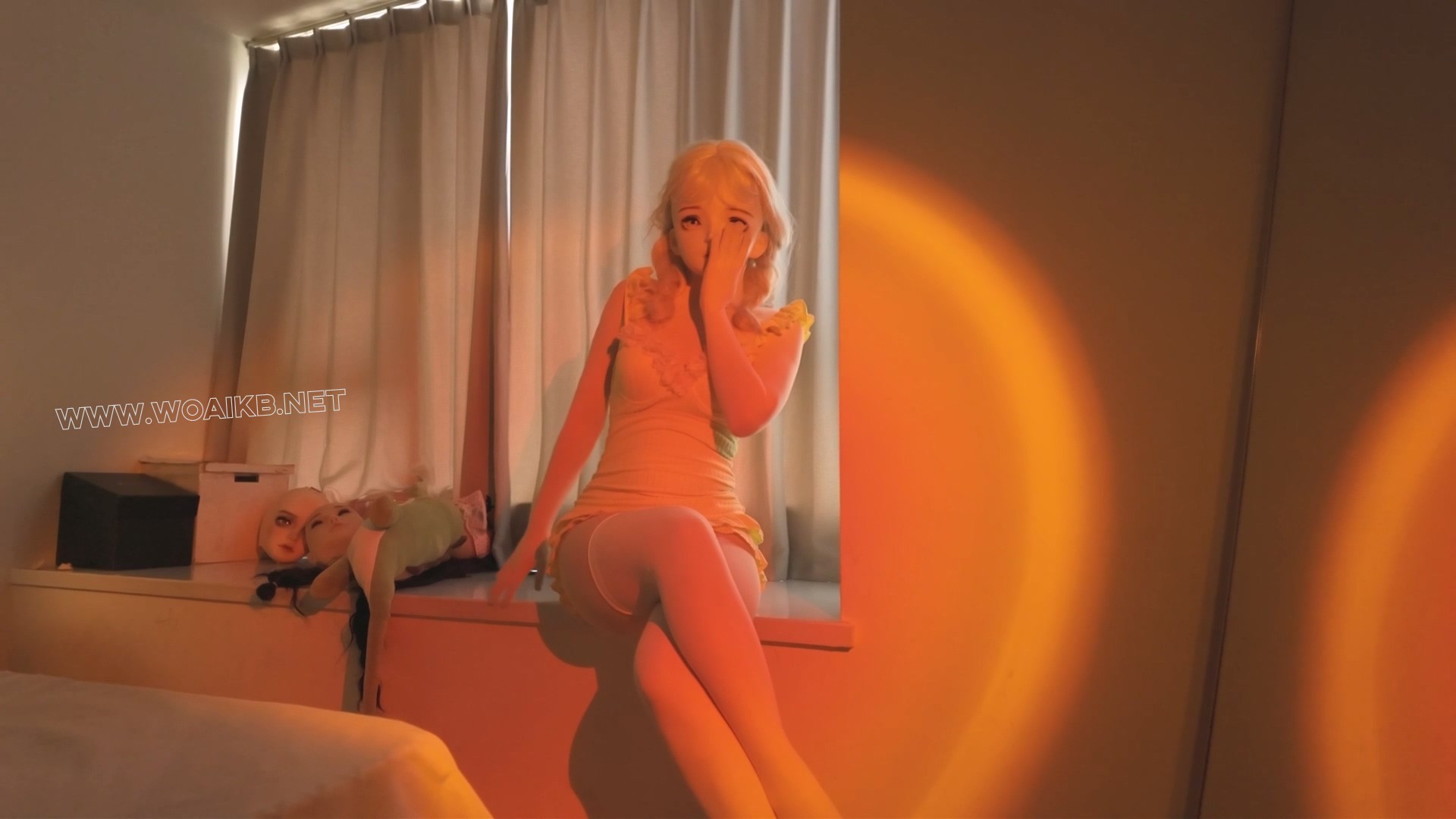 【穿上皮戴上面具就会高朝】kigurumi、zentai、丝袜、窒息、振动棒 预览图