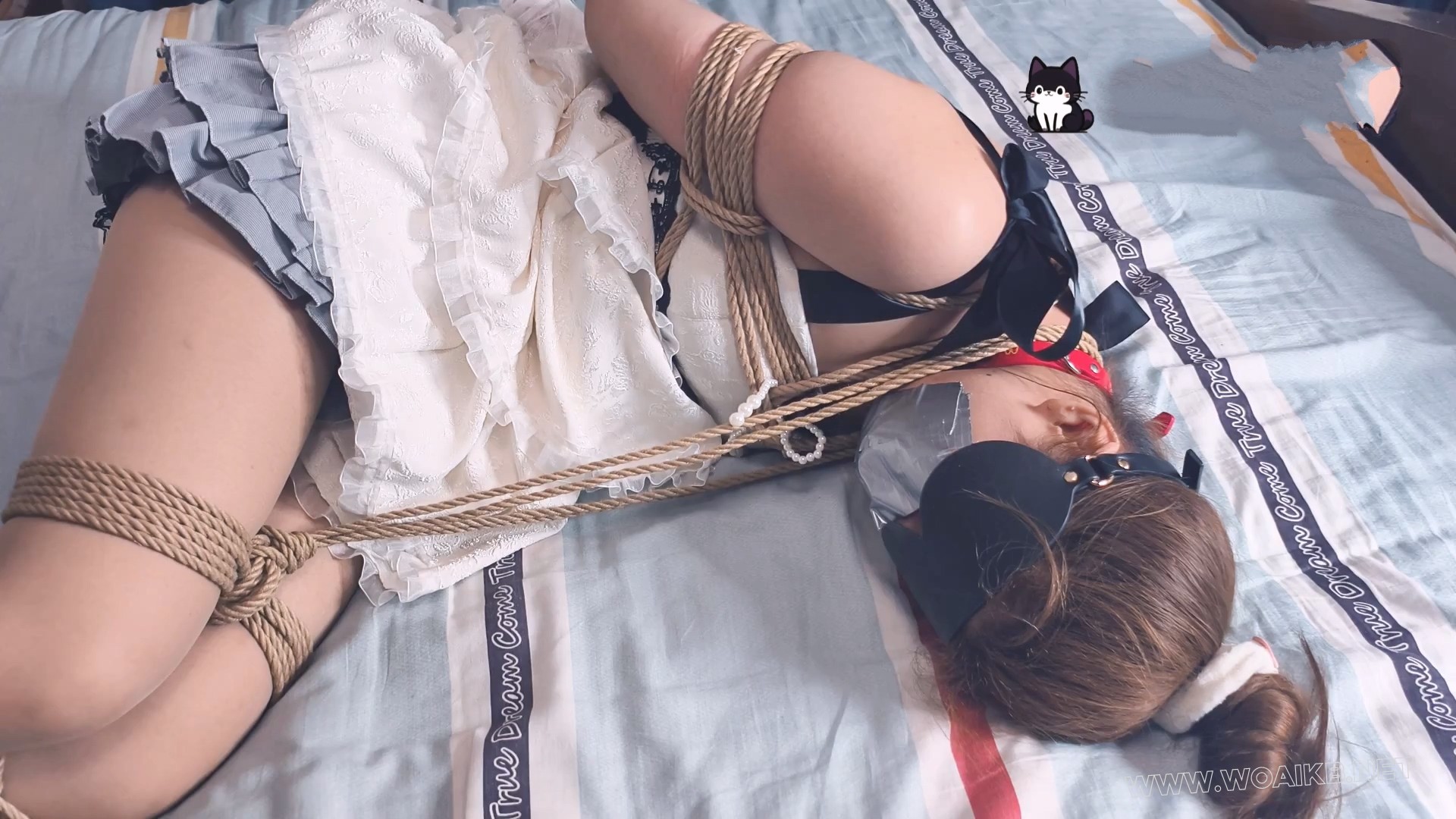 【美女魔术师主动求绑】结果挣脱失败 惨遭紧缚TK 玩弄放置 足控福利！ 预览图
