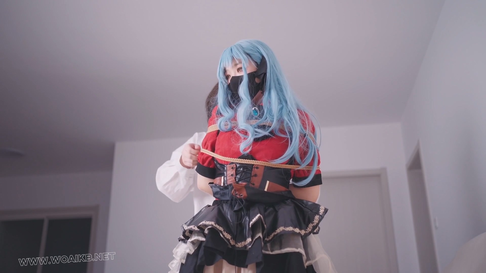 小螺丰川祥子cos+M腿跳蛋玩弄胸部+震动棒强高+TK挣扎 预览图