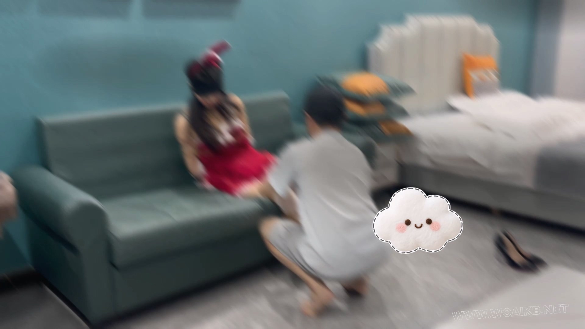 新模瑶瑶体验(圣诞礼服+白色长筒袜+高跟+捆绑+挣扎） 预览图