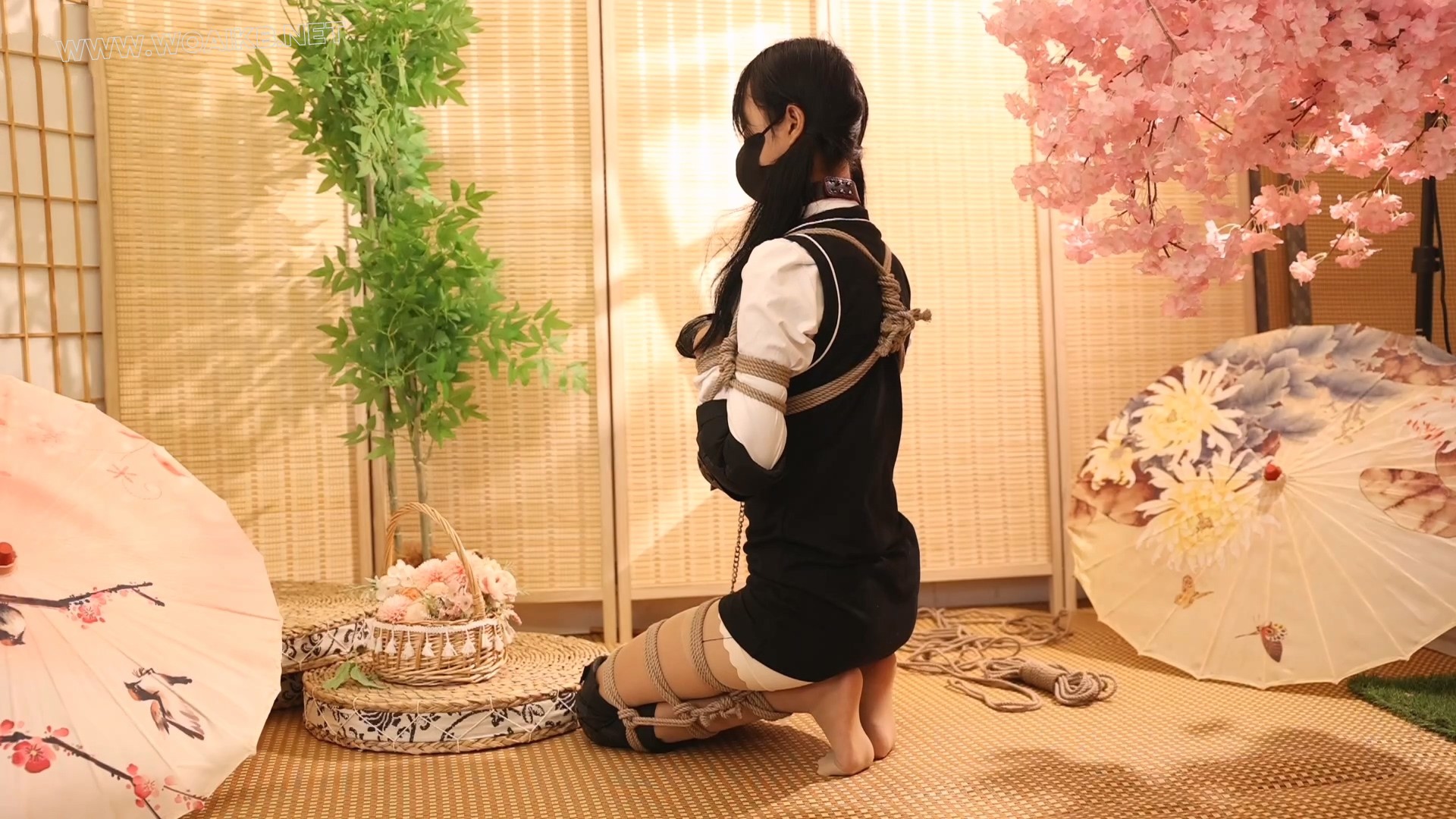 双马尾精致少女北北的犬缚调教，少女犬奴听从主人的指令。 预览图
