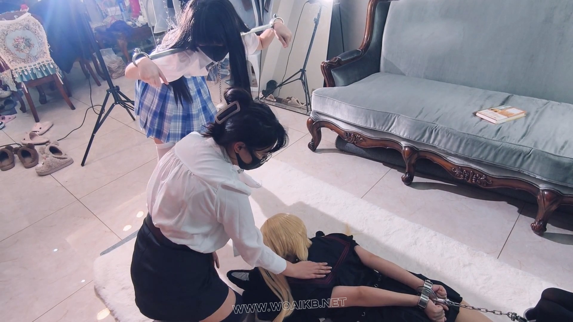 【双女M跪求CC女主调教】【两人被扇耳光 被逼迫认主】妙妙X咲希XCC 三女首次联动！... 预览图