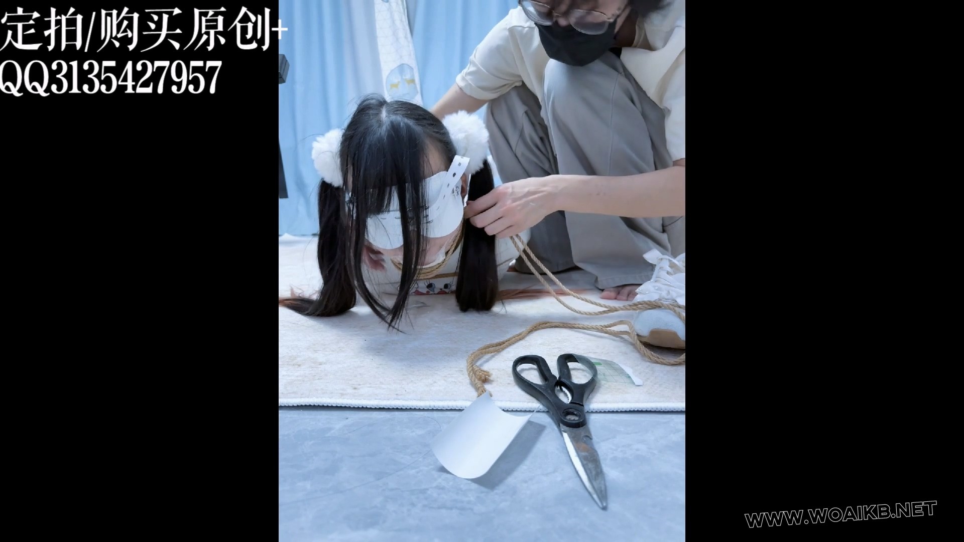 兼职少女试镜记录（下）-最终面试-痛苦极限驷马（两头起）+原味塞嘴堵嘴+强高+抚摸 预览图