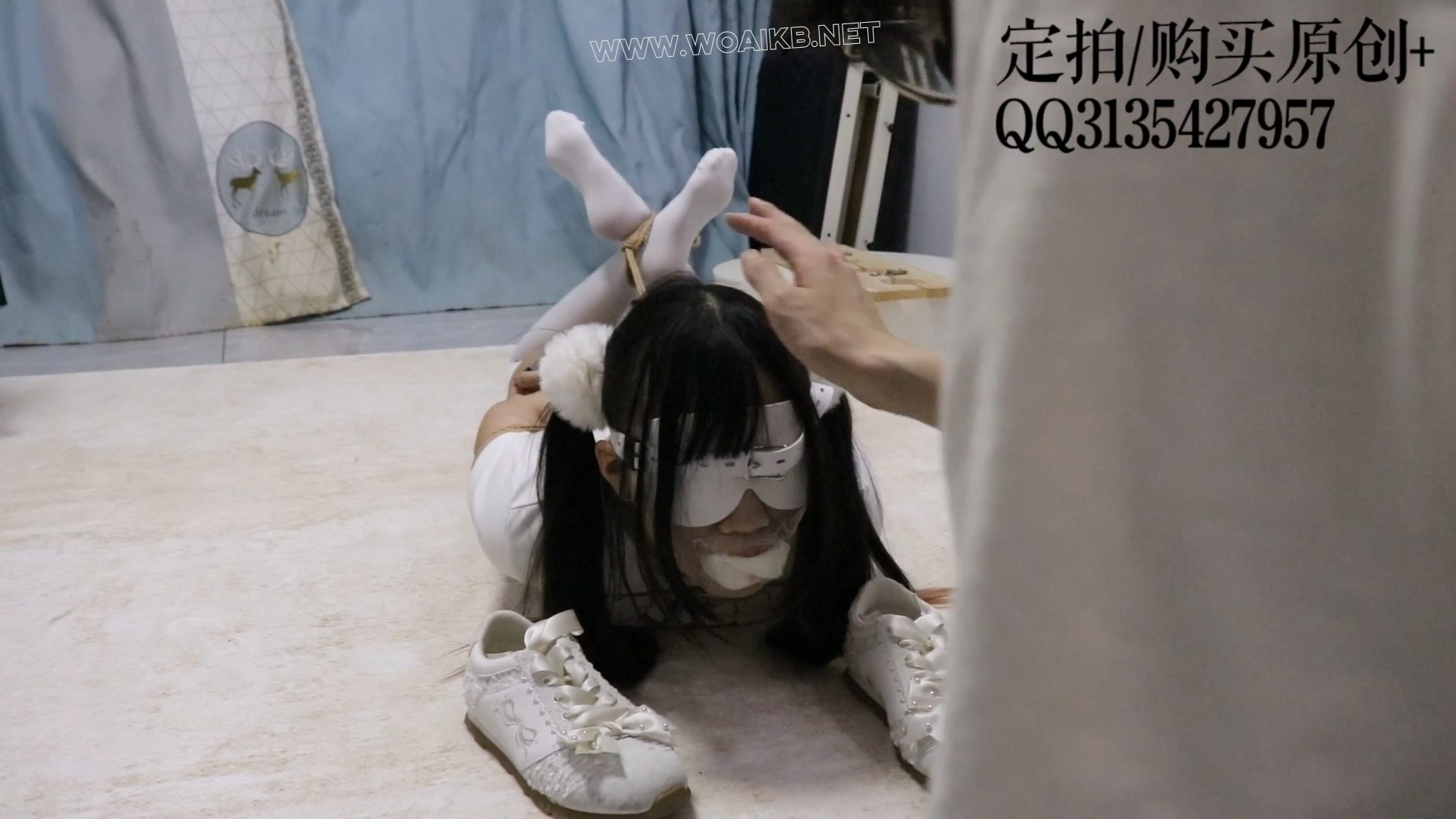 兼职少女试镜记录（下）-最终面试-痛苦极限驷马（两头起）+原味塞嘴堵嘴+强高+抚摸 预览图