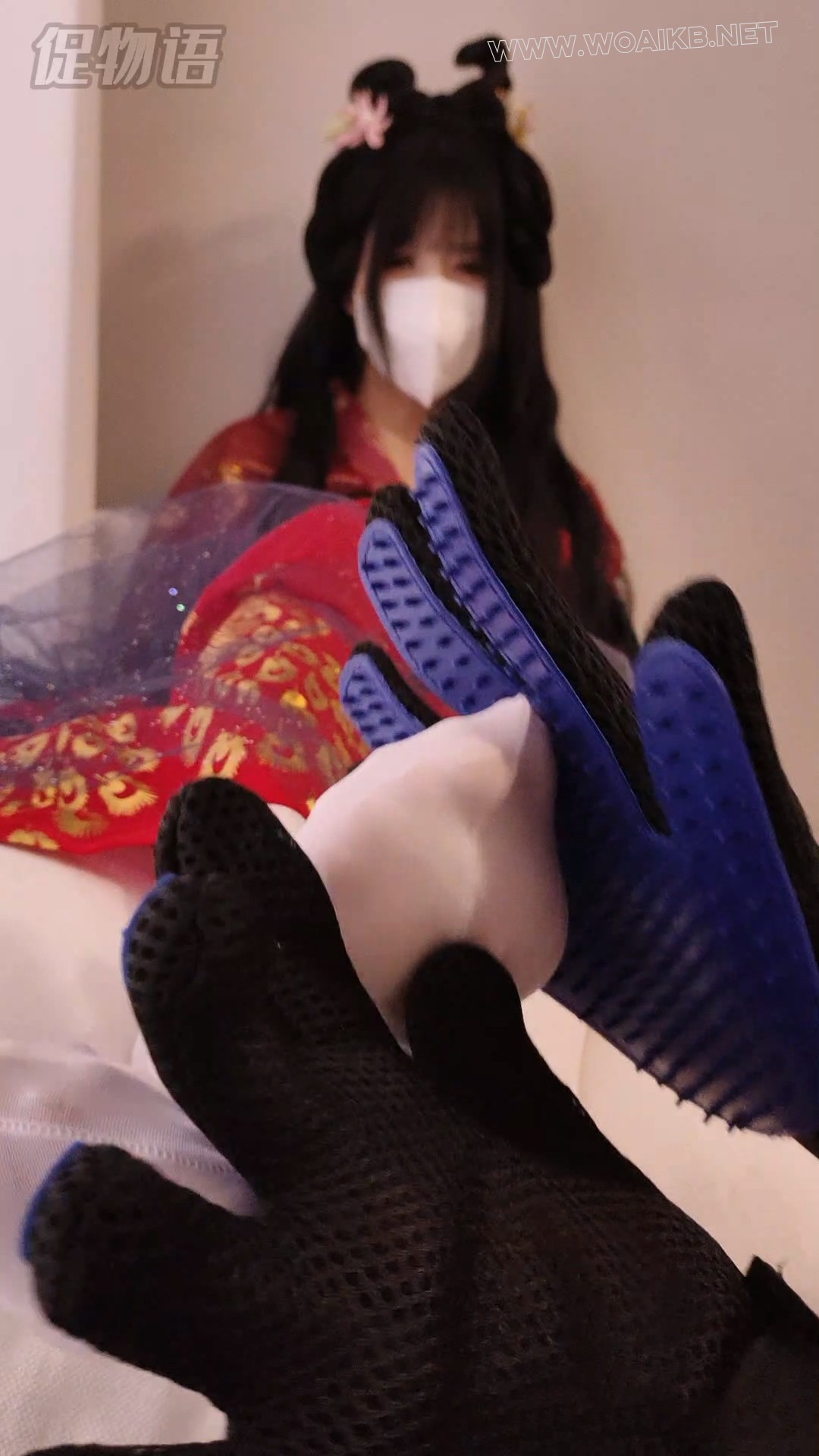 《玩具小萝莉TK 007》 白丝、汉服、挠痒痒、弱鸡脚底板、TK调教 预览图