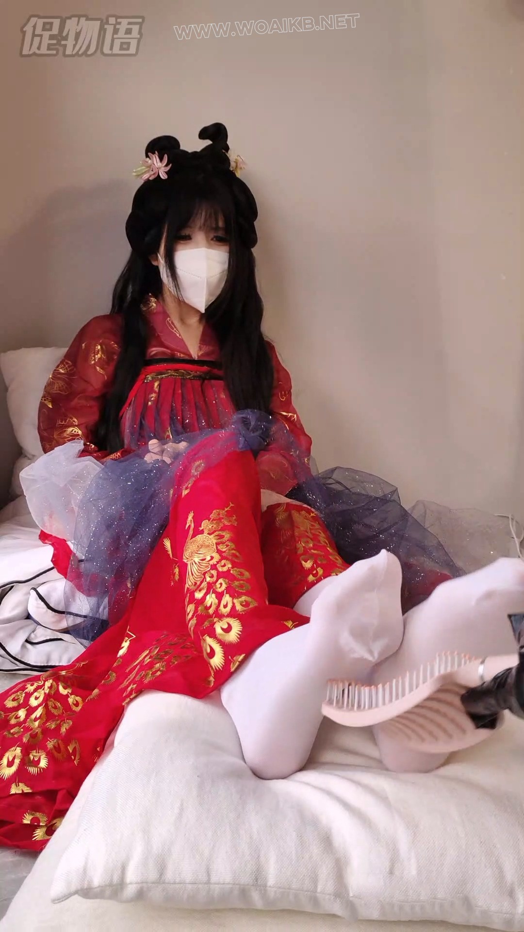 《玩具小萝莉TK 007》 白丝、汉服、挠痒痒、弱鸡脚底板、TK调教 预览图