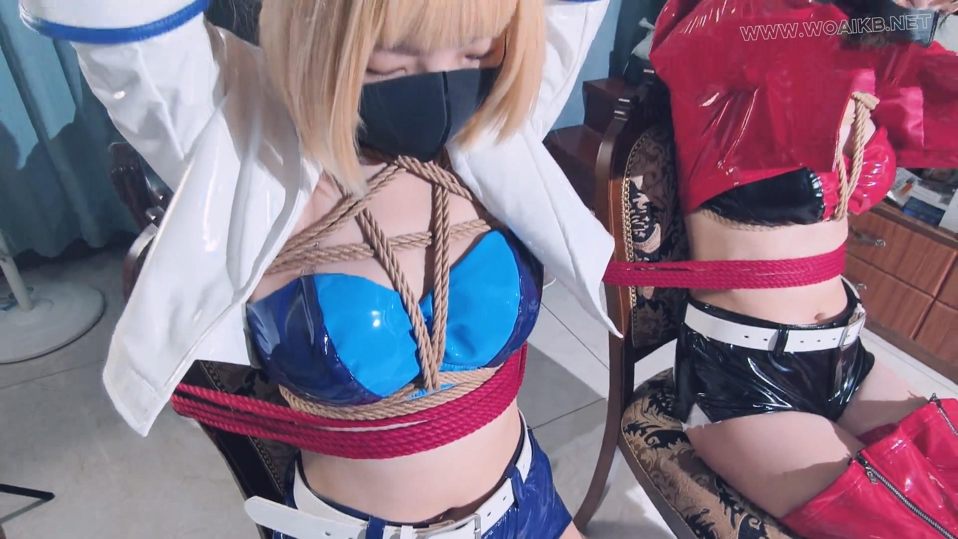 【saberX远坂凛 双人赛车服】【雪儿X妙妙】【双人麻绳紧缚 棒棒 揉熊 羞辱 SP挠痒】 封面图