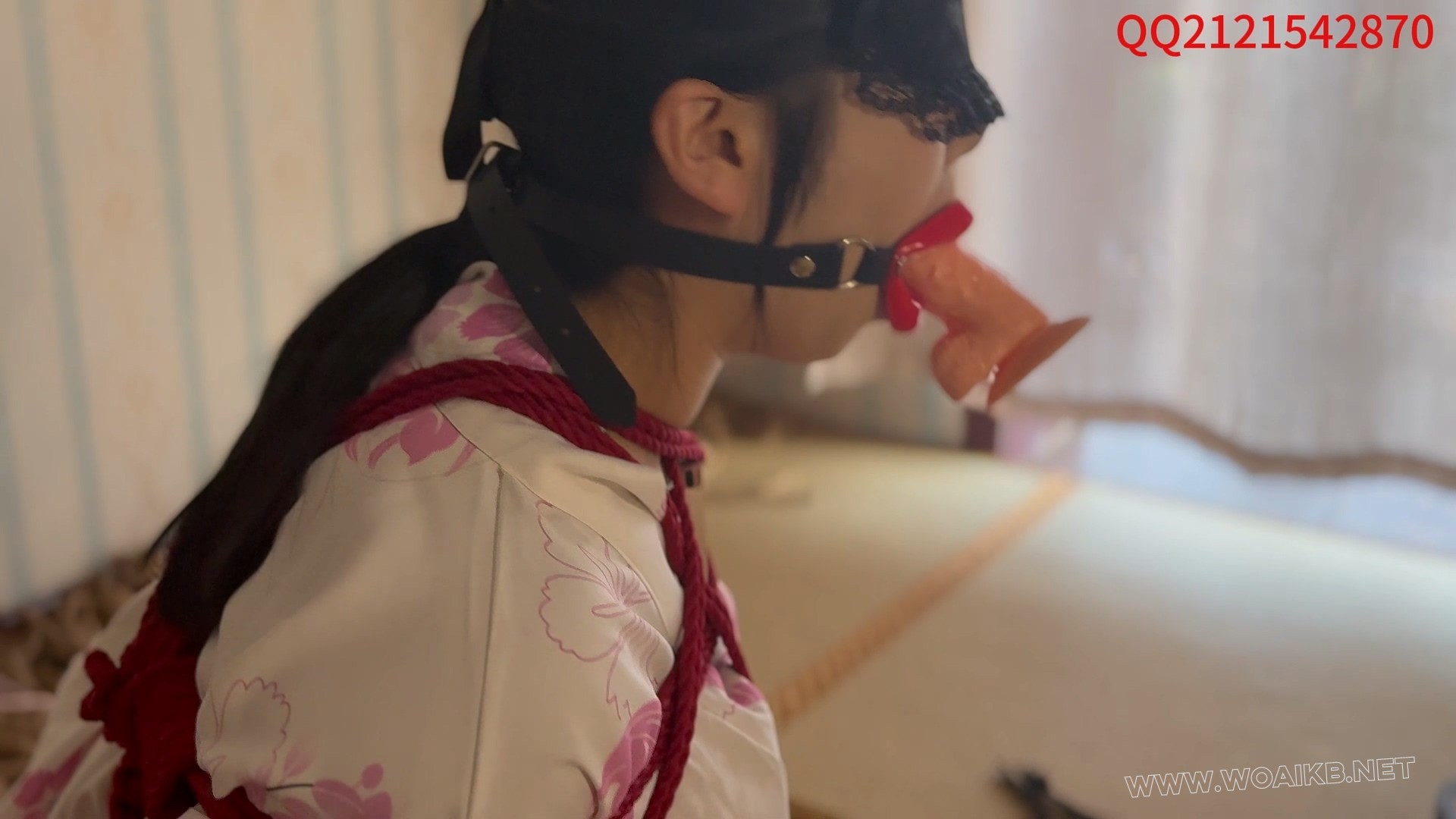 小美和服女神体验紧缚原味嘟嘴电击训练嘟嘴展示深喉训练 预览图