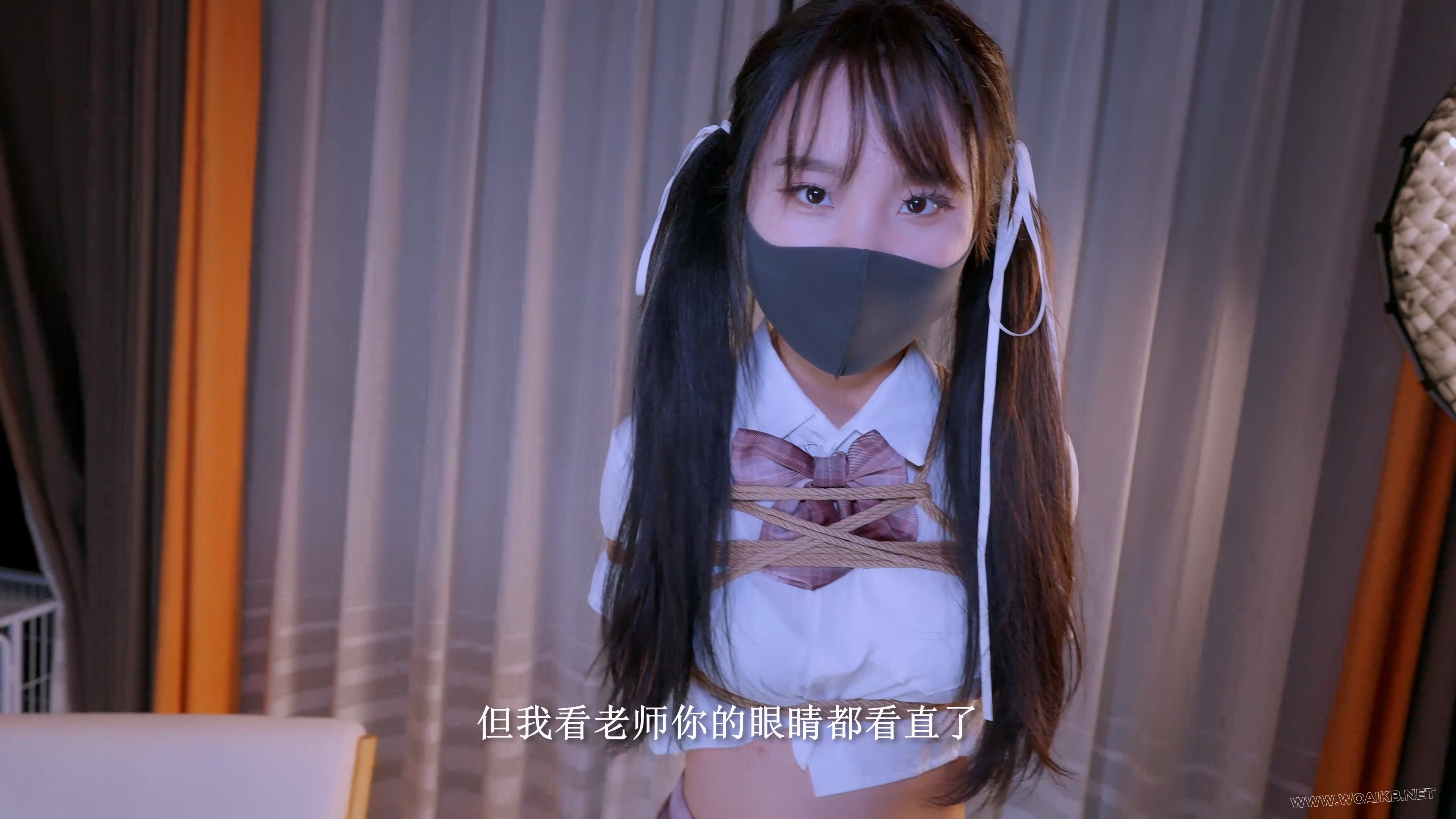 《租赁女友3》JK少女与老师进行的人体模特拍照……暴走模式+水晶假Y侍奉+发光口球... 预览图