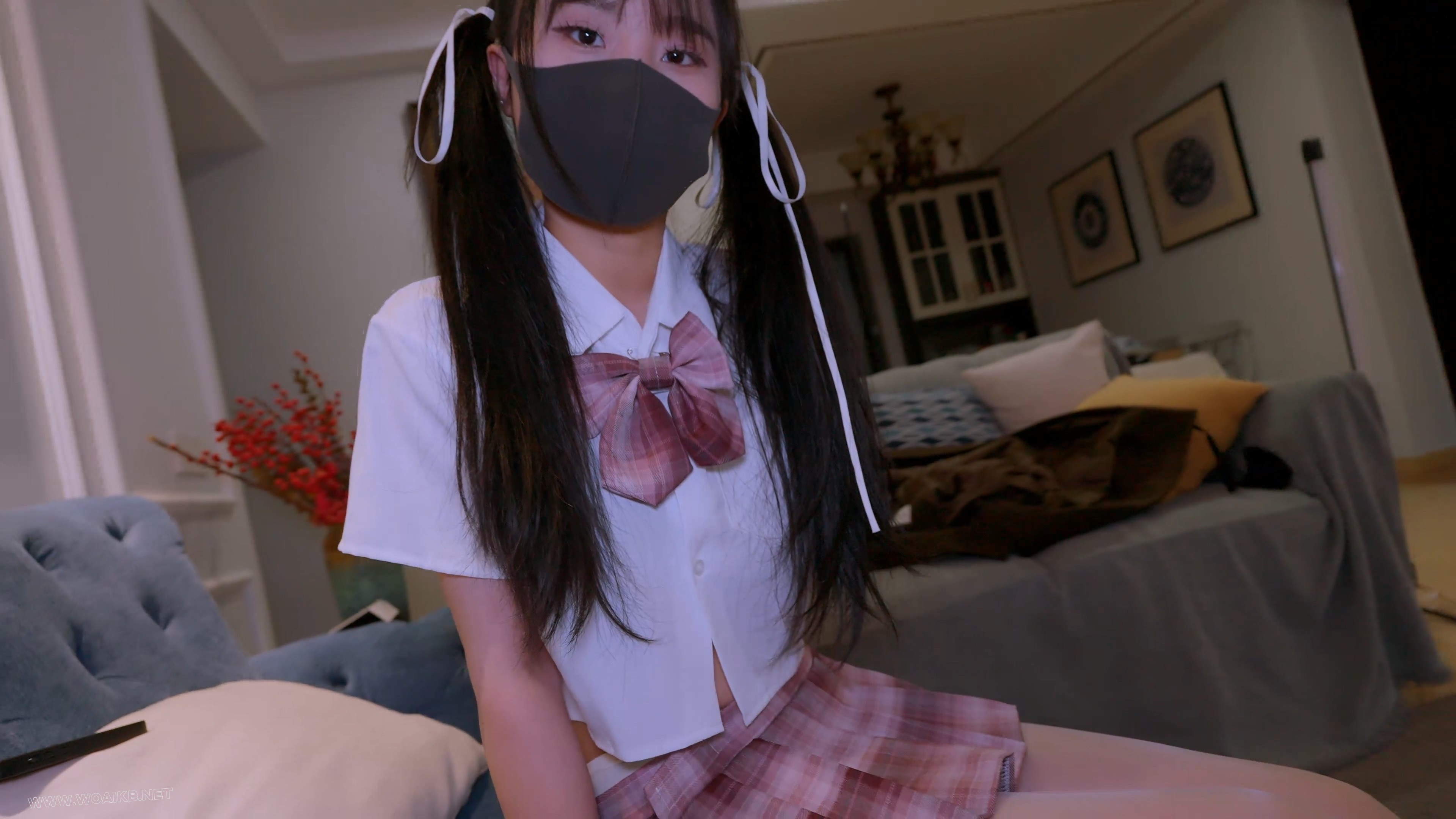 《租赁女友3》JK少女与老师进行的人体模特拍照……暴走模式+水晶假Y侍奉+发光口球... 预览图