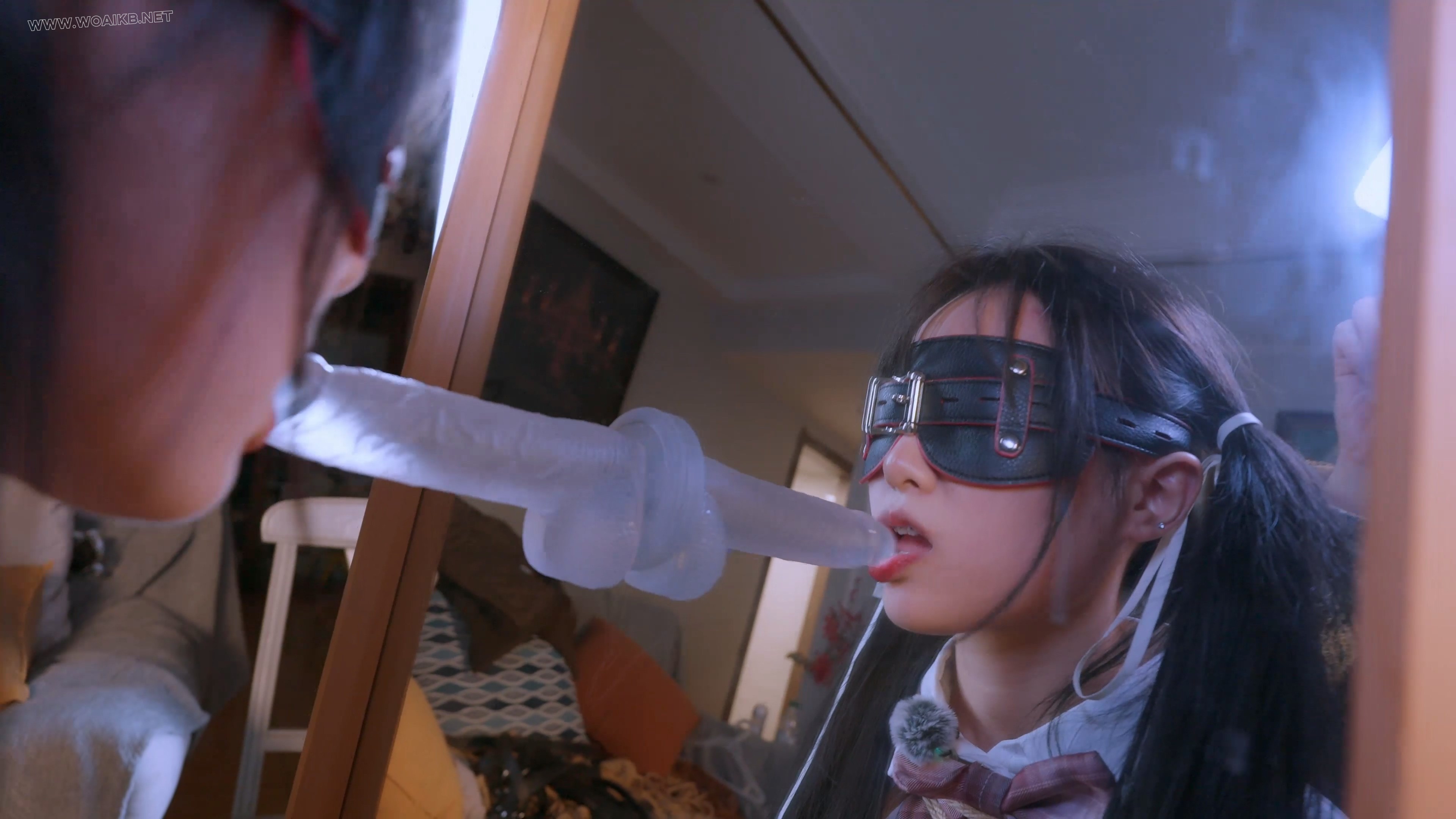 《租赁女友3》JK少女与老师进行的人体模特拍照……暴走模式+水晶假Y侍奉+发光口球... 预览图
