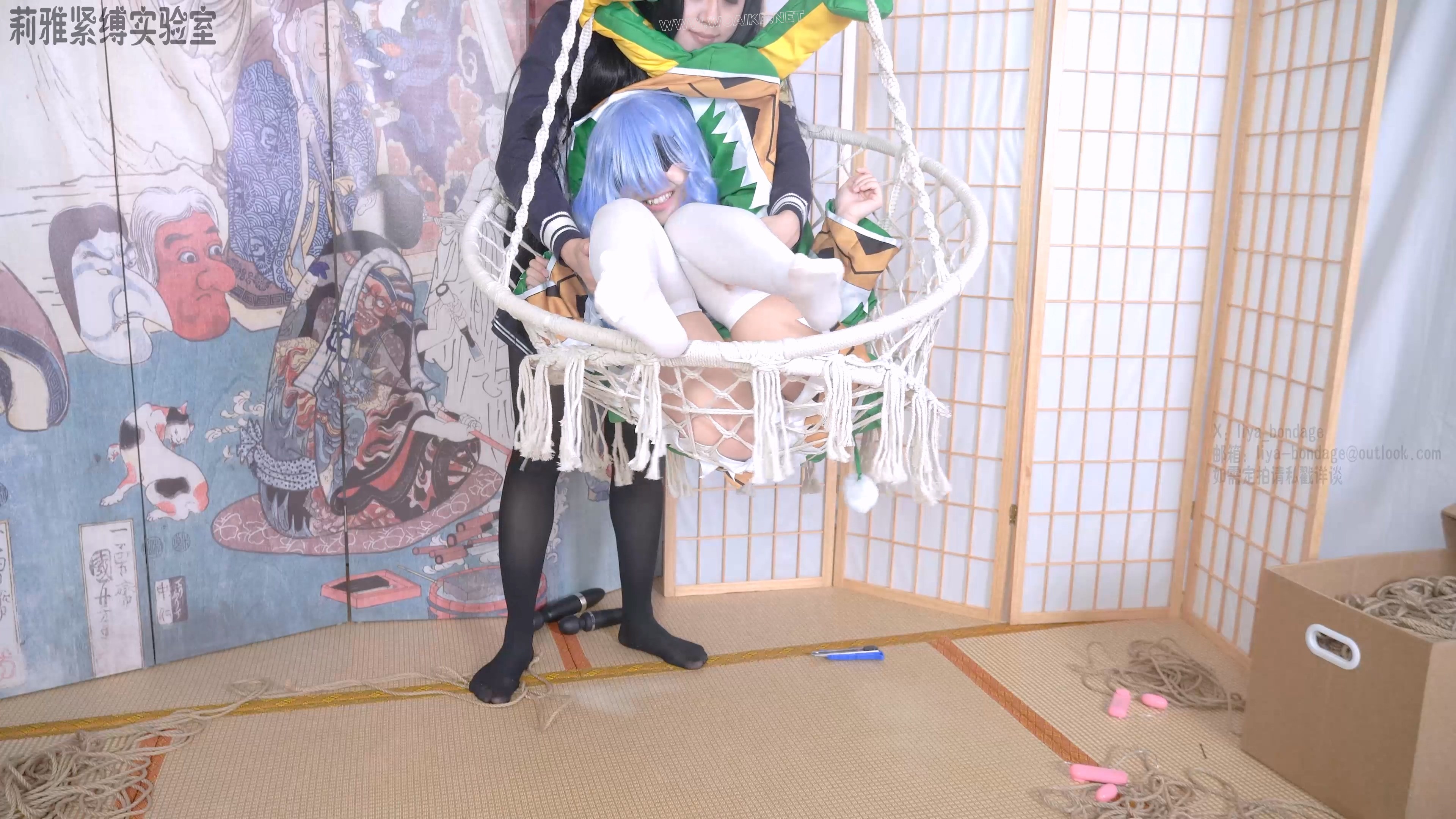 TK合法萝莉四糸乃 TKcosplay白丝舔脚碧蓝航线 预览图