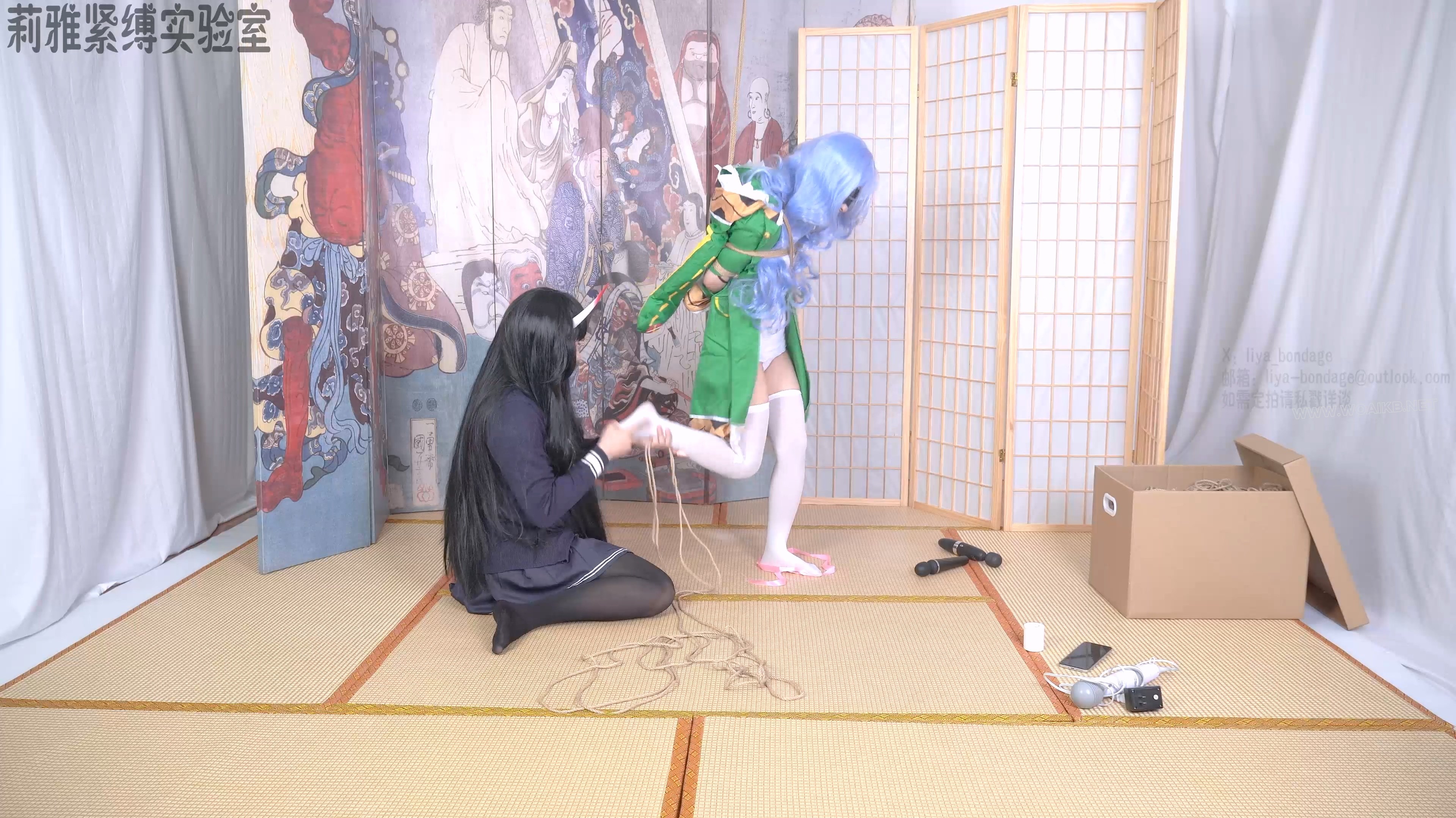 新船入港的欢迎仪式 cosplay紧缚日式棒子蛋蛋强膏单腿吊白丝黑丝碧蓝航线 预览图