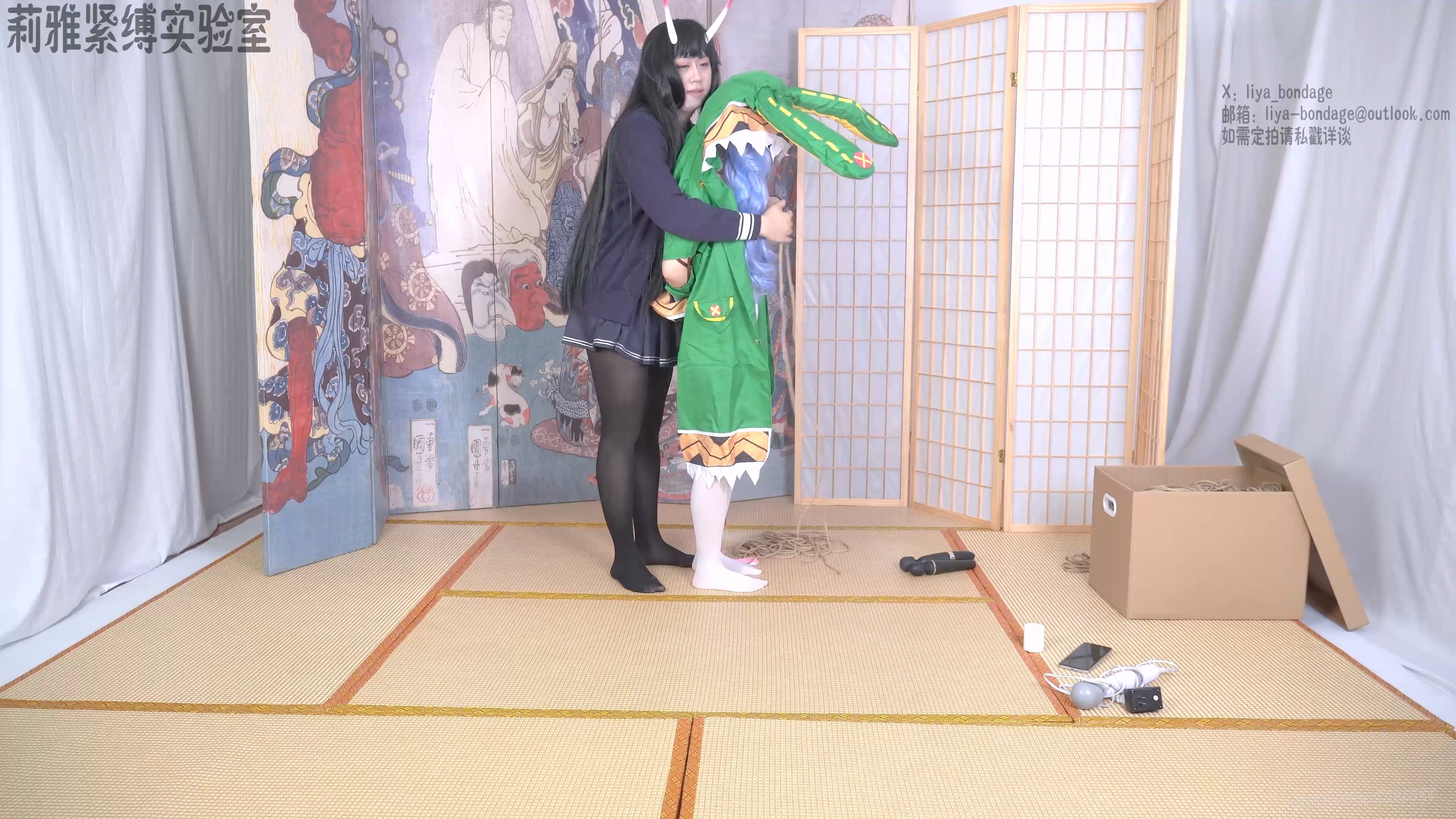 新船入港的欢迎仪式 cosplay紧缚日式棒子蛋蛋强膏单腿吊白丝黑丝碧蓝航线 预览图