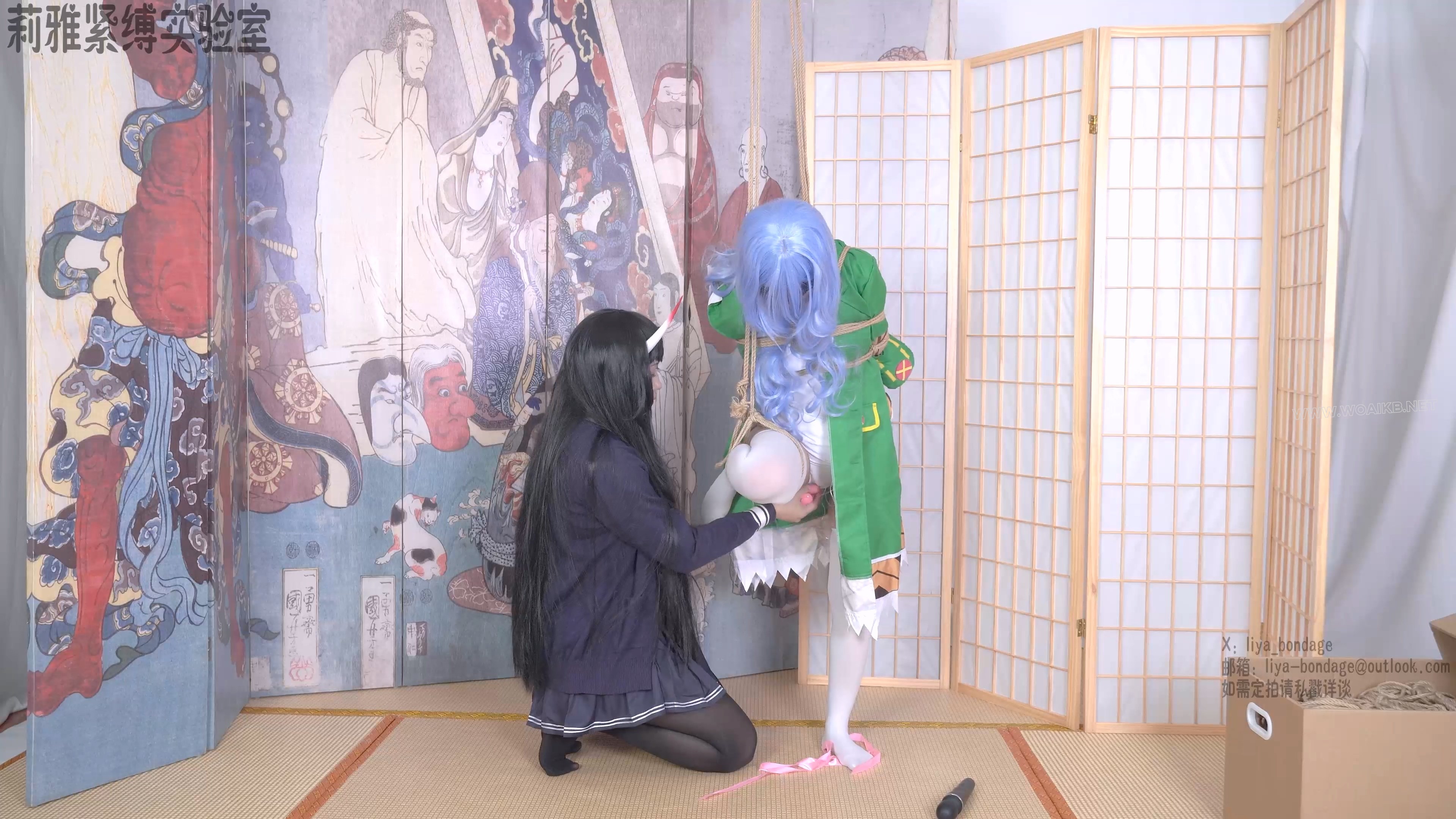 新船入港的欢迎仪式 cosplay紧缚日式棒子蛋蛋强膏单腿吊白丝黑丝碧蓝航线 预览图