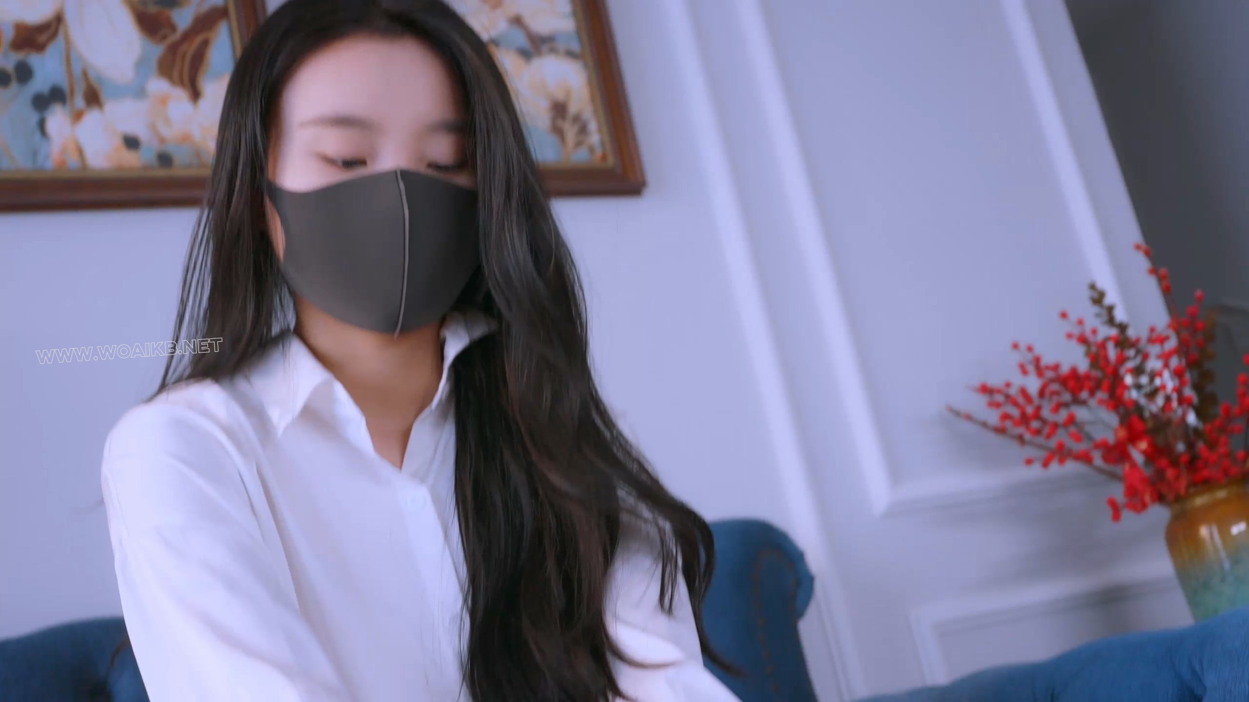 《租赁女友4》女白领的调J日常，落地玻璃口舌+分腿驷马+开腿+ZDB+马具口球+股绳坐... 封面图