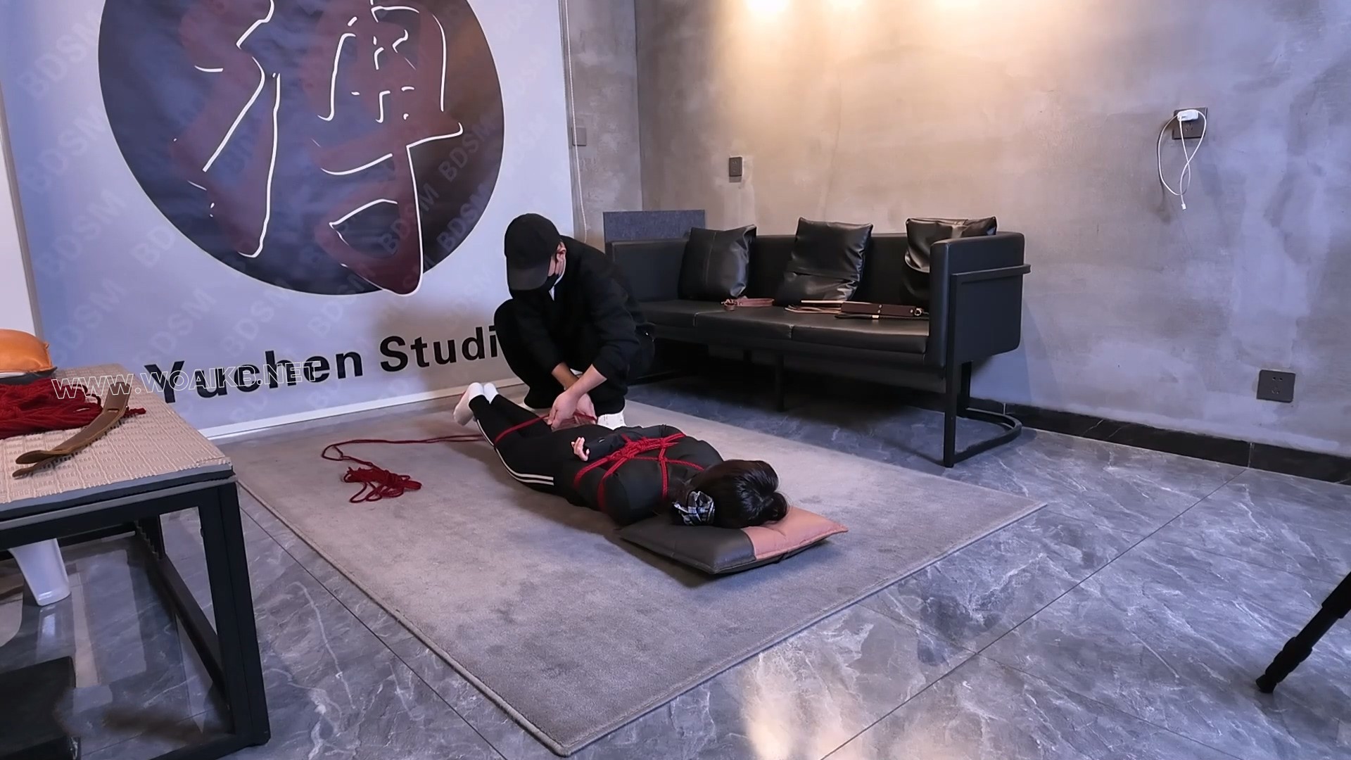 绳艺直播之一只K9的日常 瑜伽裤 K9调教 驷马羞辱 半吊强高 TK加持 粉丝互动 预览图