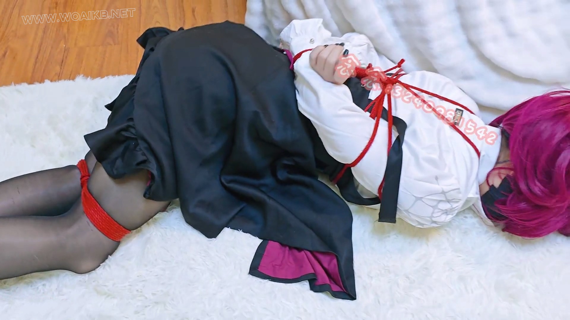 【念念】星铁卡芙卡cos 捆绑挣扎 zdb强制 tk挠痒 预览图