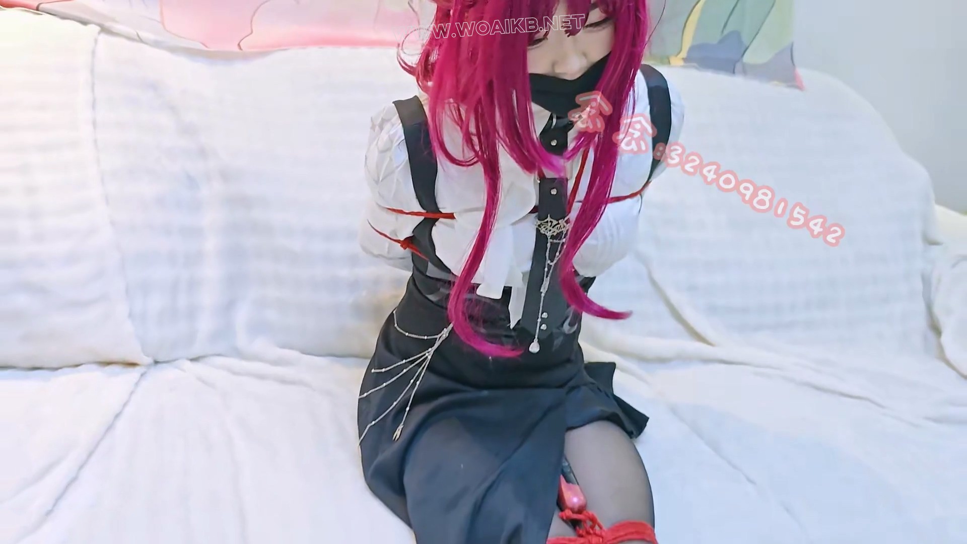 【念念】星铁卡芙卡cos 捆绑挣扎 zdb强制 tk挠痒 预览图