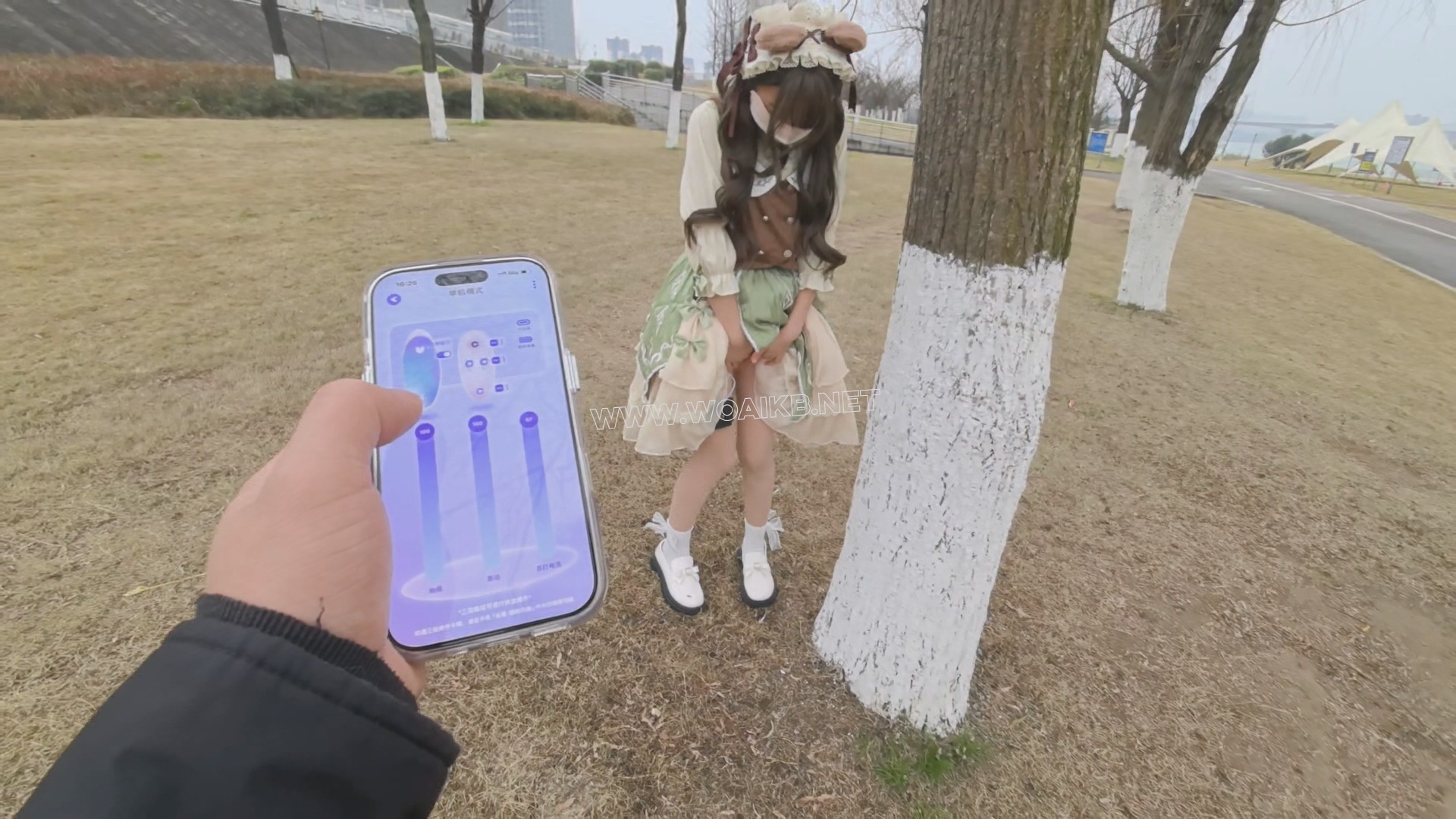◤暴走的小萝莉◢ 瞧把我M调成什么骚样了 内裤堵嘴封嘴 波波贝 电击器户外羞耻强高 预览图