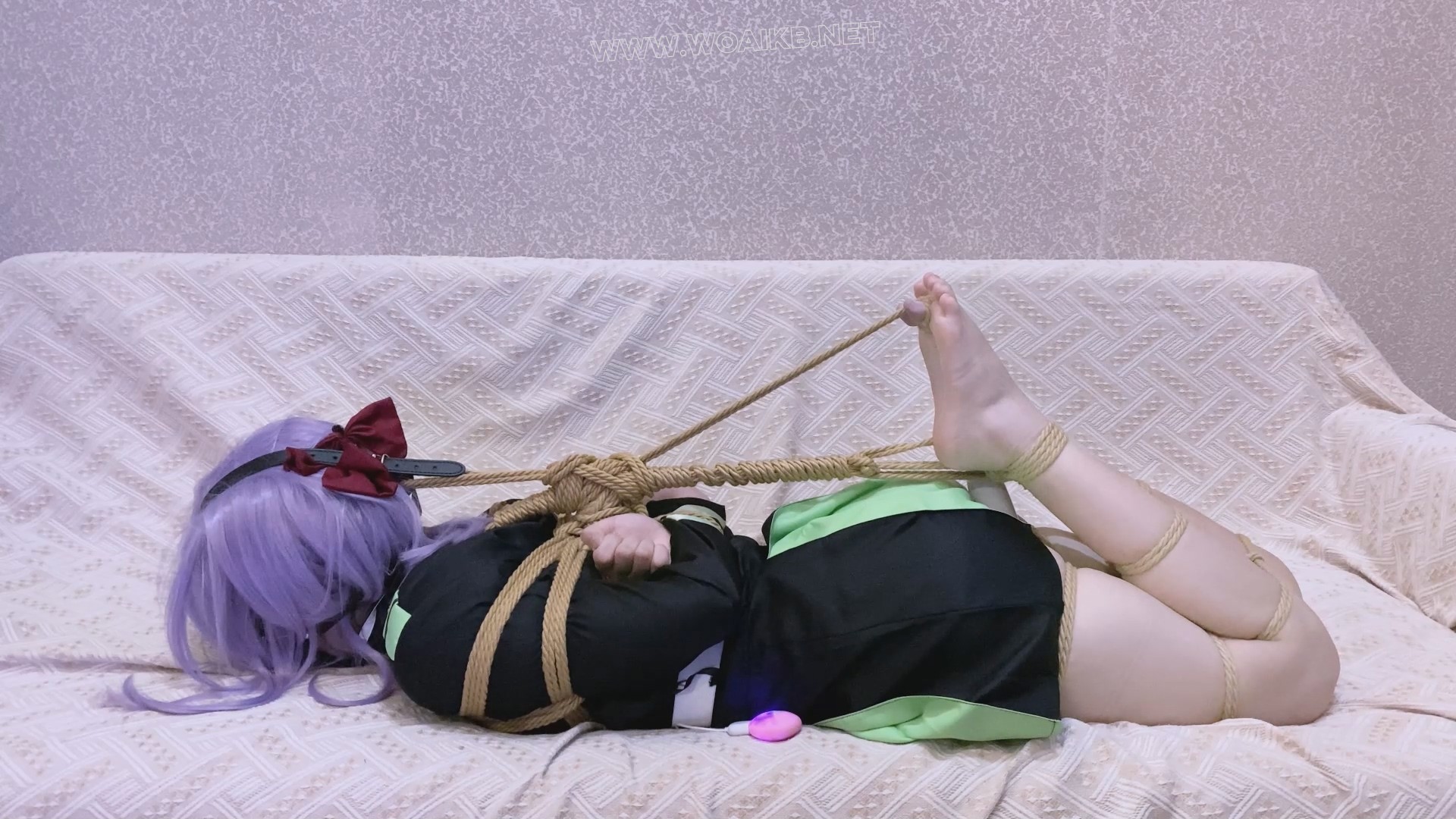 《二次元少女系》-客户定拍-第七集-柊筱娅cos+日式紧缚+胸缚+蛇缚并腿捆+紧缚驷马+... 预览图