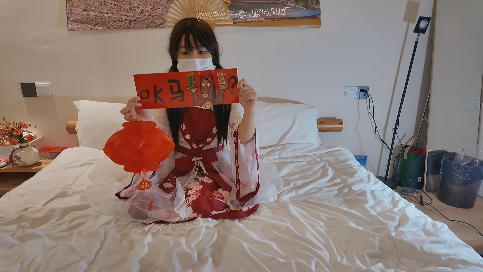 苏苏_和风Lolita开红包小游戏，镣铐捆绑眼罩口塞拘束，td电击刺激 预览图