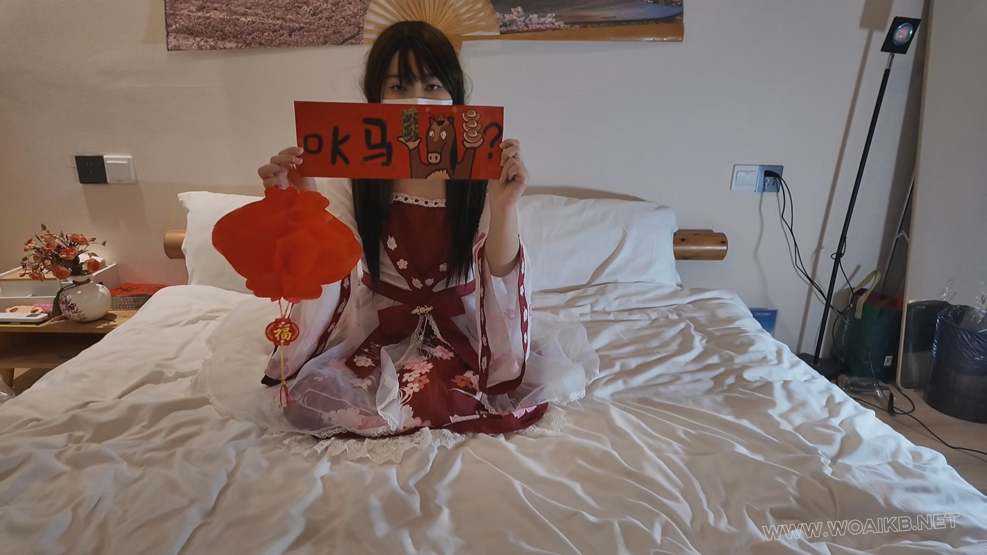 苏苏_和风Lolita开红包小游戏，镣铐捆绑眼罩口塞拘束，td电击刺激 封面图