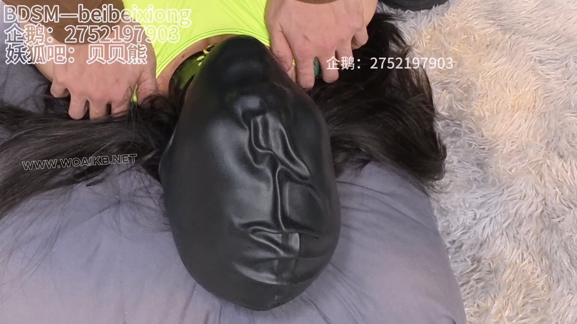 泳帽与塑料袋之间的激情碰撞，会擦出怎样的火花呢【报复贝贝26-泳帽塑料袋】 预览图