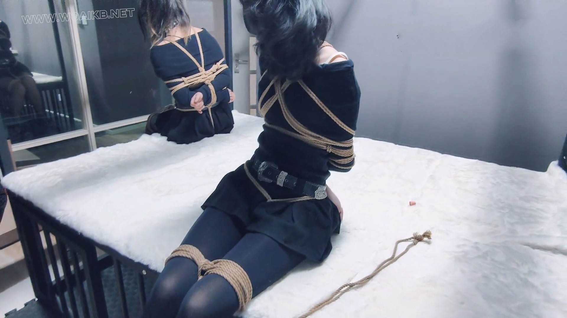 【妙妙X咲希】【女女互救 咲希走绳 震动棒QG 高跟鞋蹦跳 股绳走绳 】 预览图