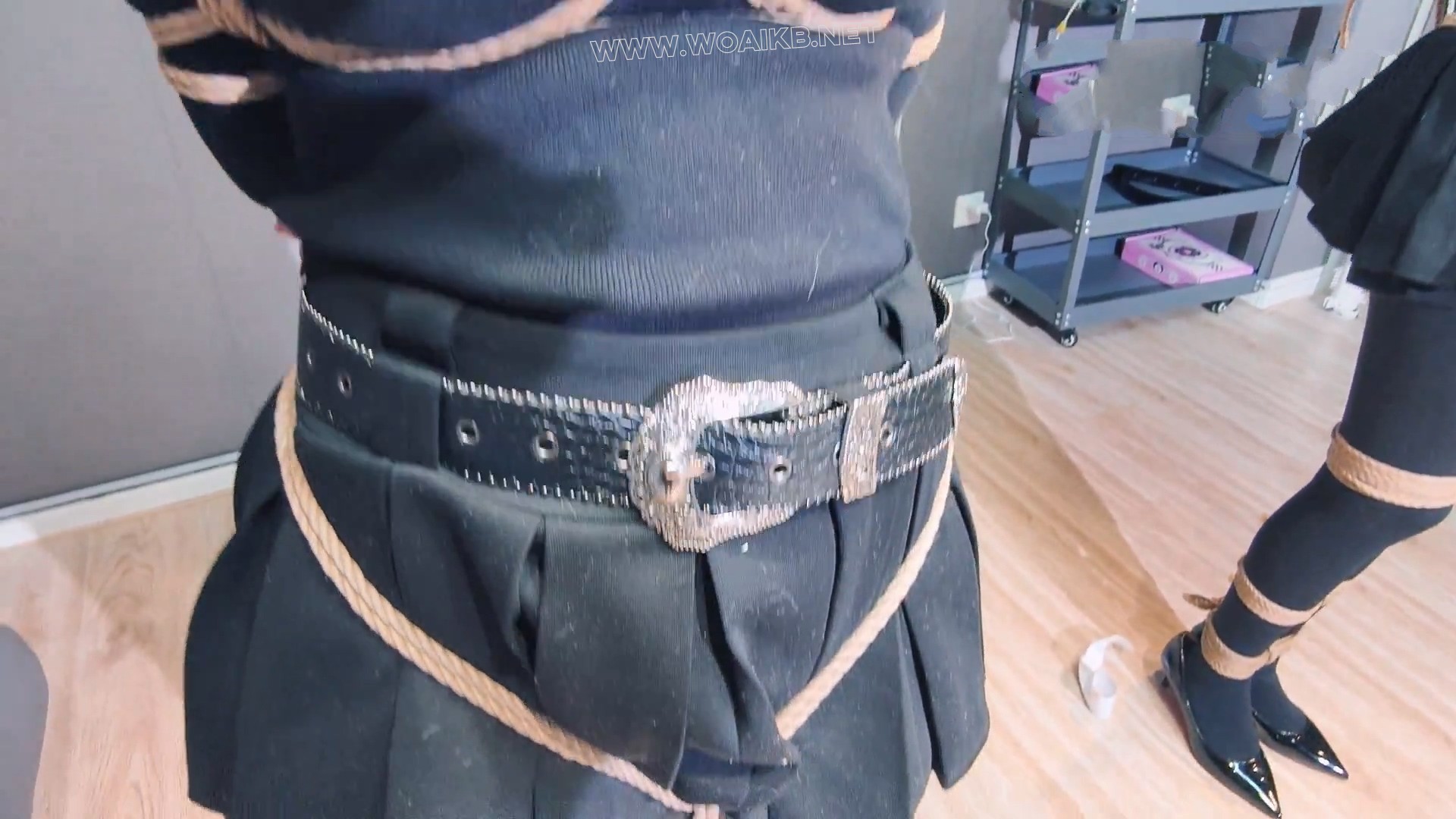 【妙妙X咲希】【女女互救 咲希走绳 震动棒QG 高跟鞋蹦跳 股绳走绳 】 预览图