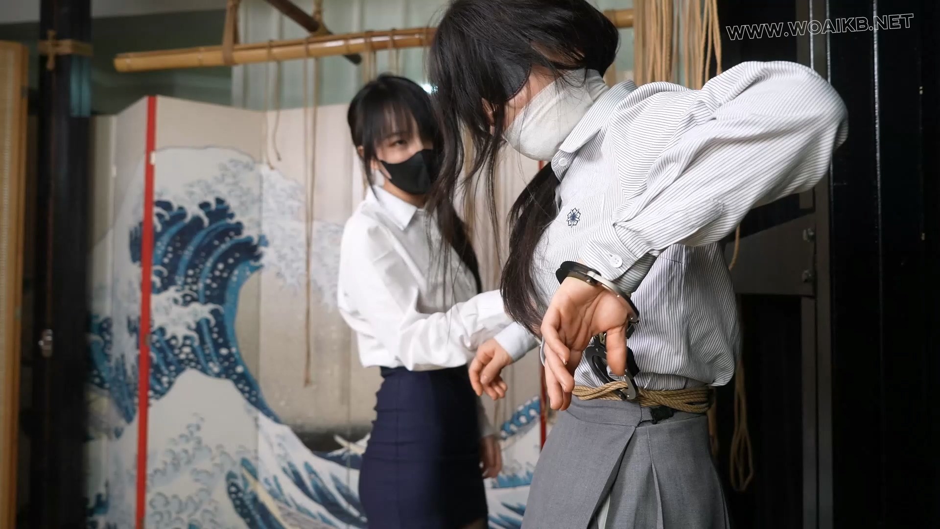 黑白制服双人互玩TK+捆绑玩弄！1h超长番！爽玩篇！ 预览图