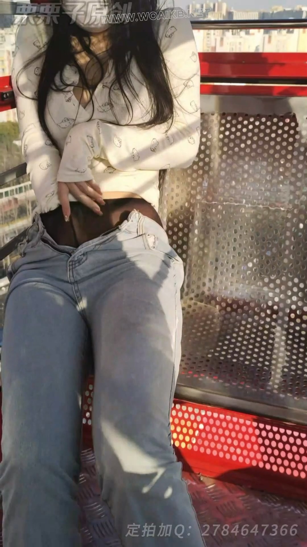 《搔首弄姿的女网红 03》 户外强高、户外调教、摩天轮强高、失禁、游乐园强高、假... 预览图