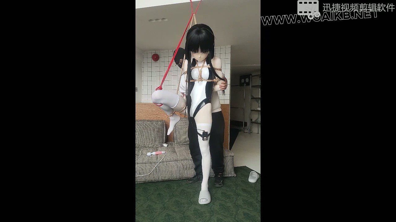 kigurumi战斗少女紧缚体验（全包+黑长直+吊绑+郊狼+sp+棒子+tk+海老缚+日式+强高） 预览图