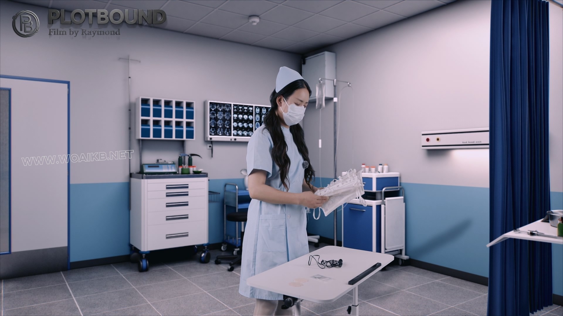 SM医院小优的新岗位（拘束服务onebarprison电击胸贴电击G塞遥控电击五感封闭放置独... 预览图