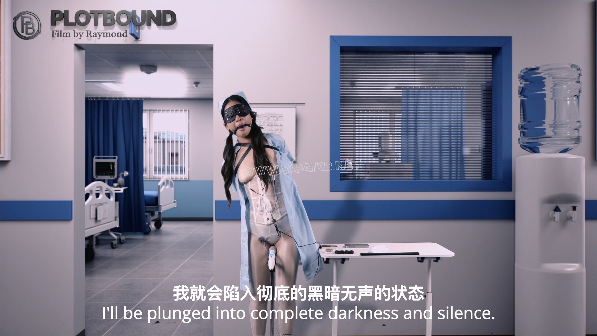 SM医院小优的新岗位（拘束服务onebarprison电击胸贴电击G塞遥控电击五感封闭放置独... 预览图