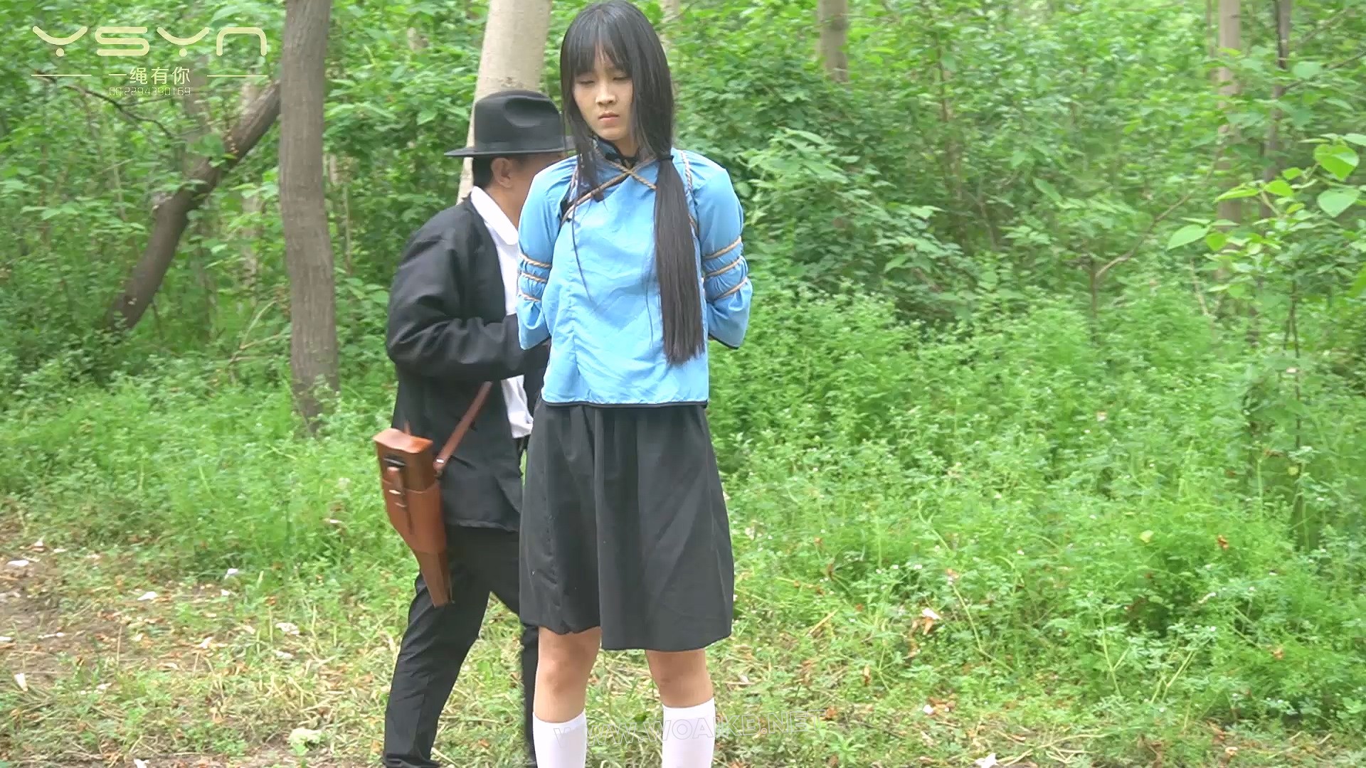 【五四芳魂】牢房里关押着五四装女孩被押进刑房骑木马老虎凳挠打脚心五花大绑刑场枪决 预览图