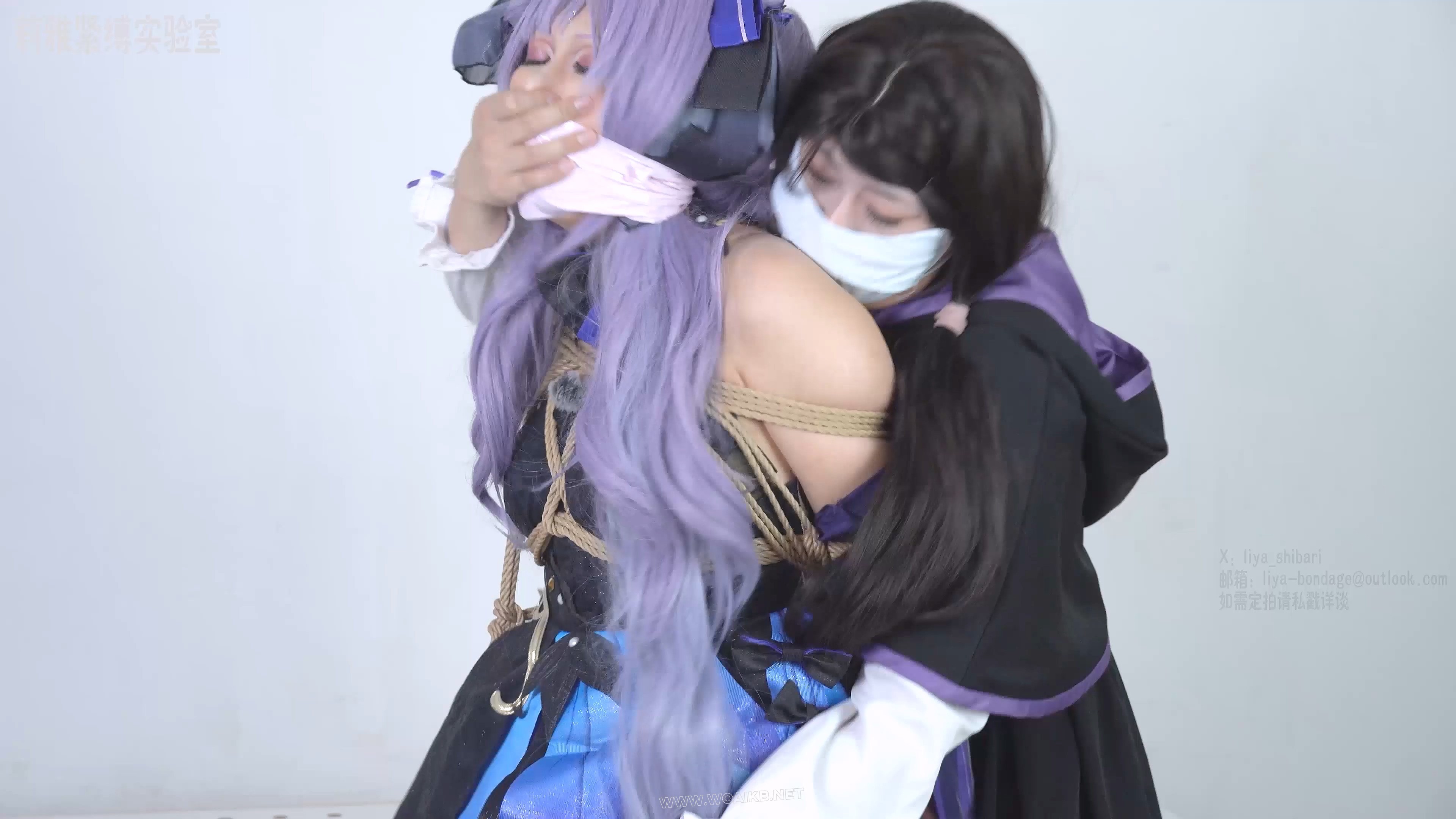 落难的玉衡星 DIDcosplay棒子紧缚堵嘴封嘴单腿吊蛋蛋强膏呼吸抑制黑丝 预览图