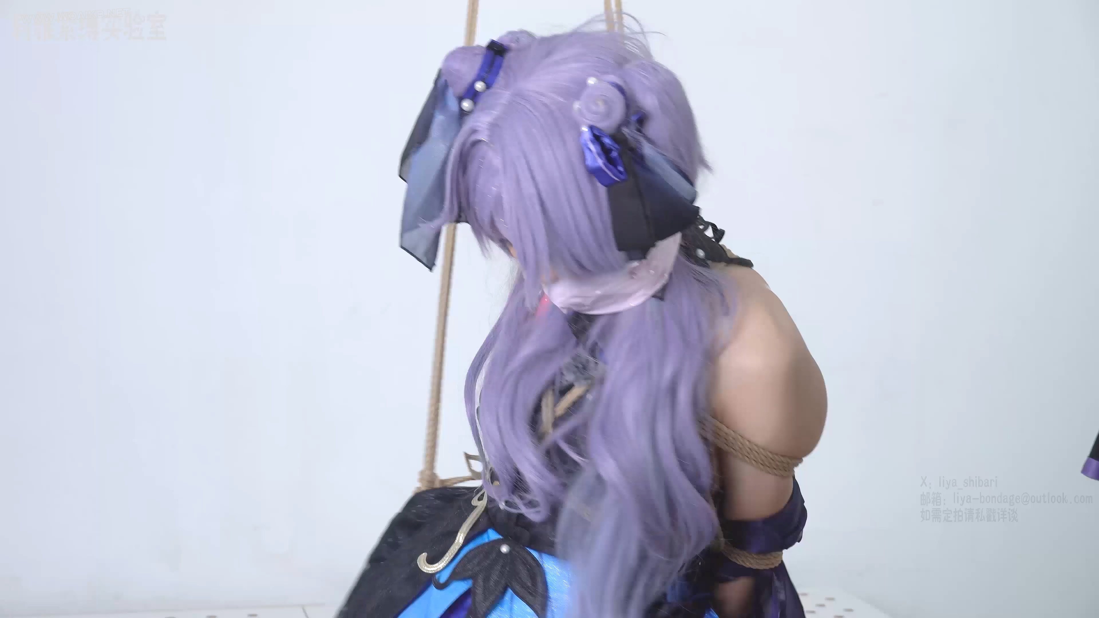 落难的玉衡星 DIDcosplay棒子紧缚堵嘴封嘴单腿吊蛋蛋强膏呼吸抑制黑丝 预览图