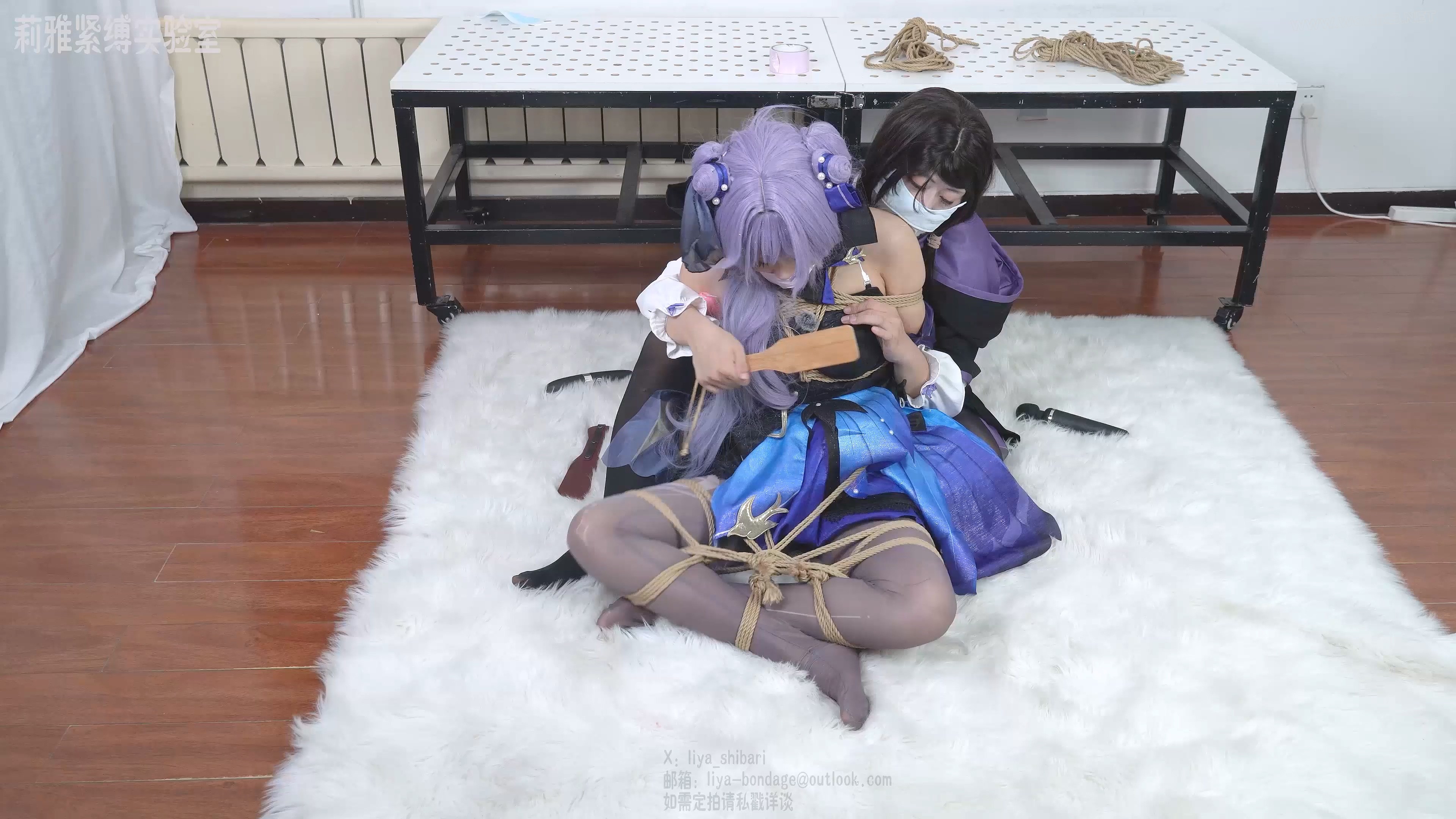 落难的玉衡星 DIDcosplay棒子紧缚堵嘴封嘴单腿吊蛋蛋强膏呼吸抑制黑丝 预览图