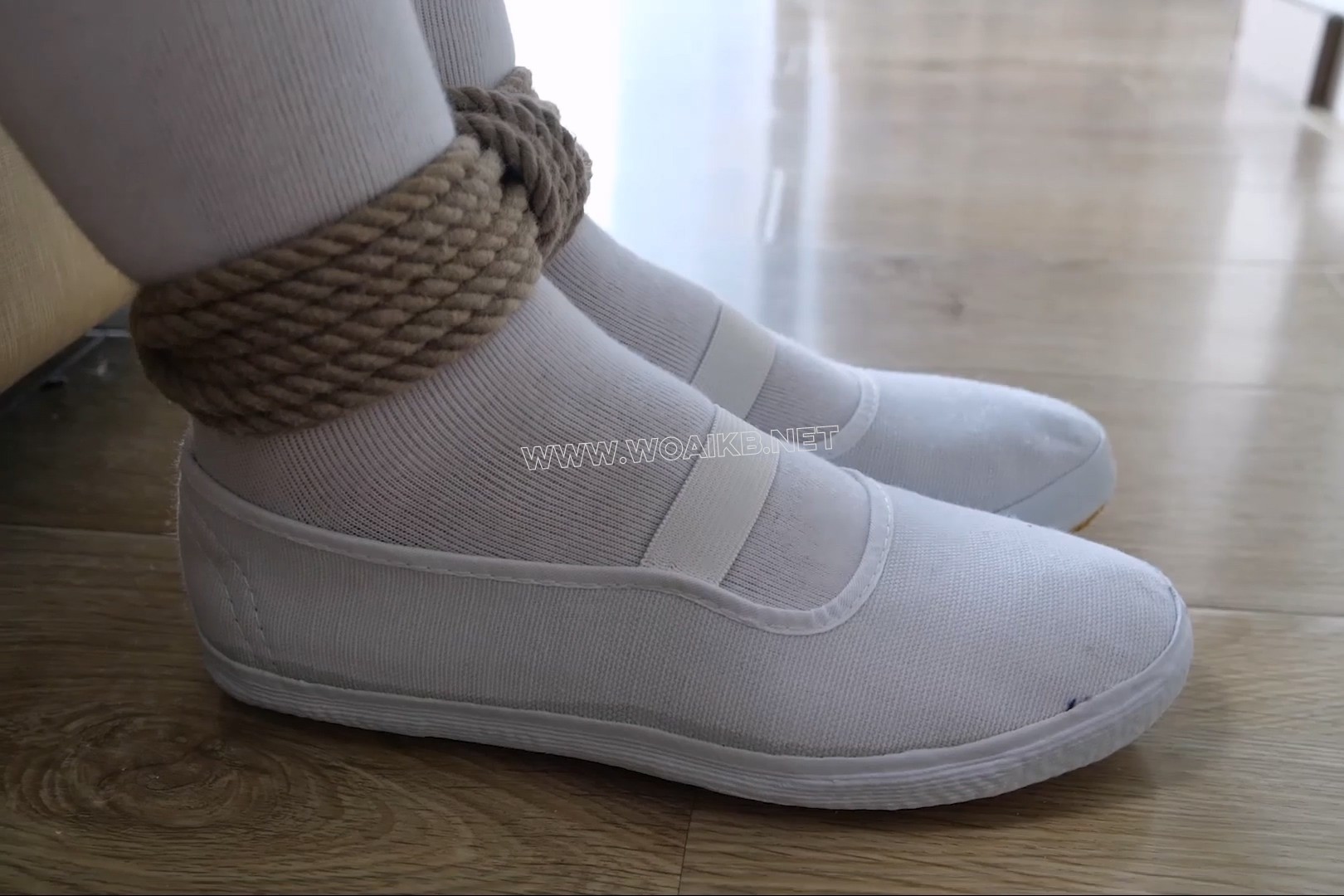 灰灰体操服畅通白袜M腿、直腿、吊腿 预览图