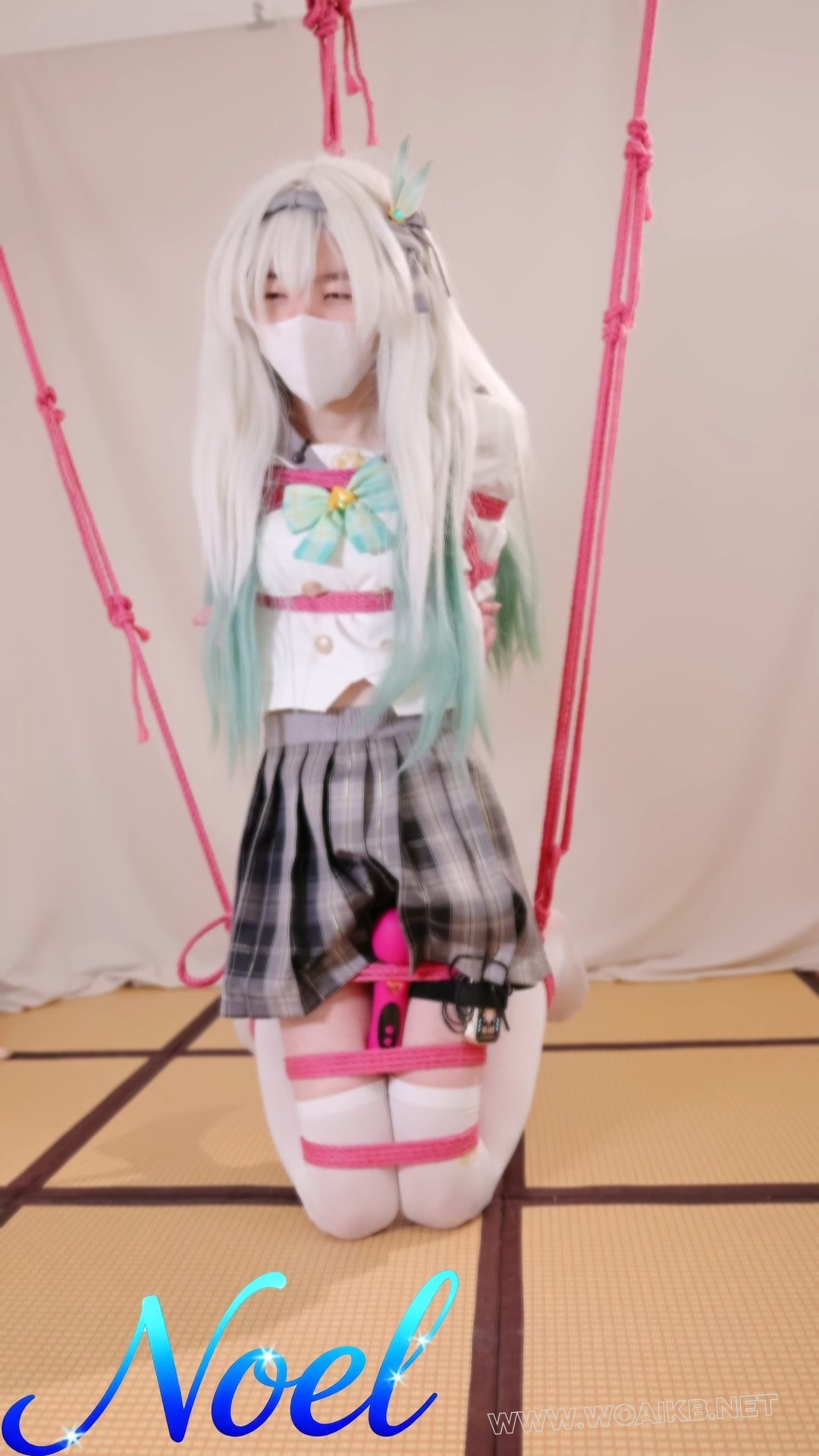 Noel-19 流萤cos《崩坏星穹铁道》-日式紧缚+电击+Tk+挣扎+GC+窒息 预览图
