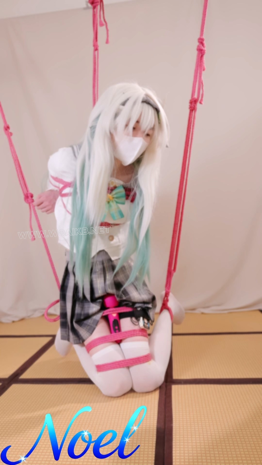 Noel-19 流萤cos《崩坏星穹铁道》-日式紧缚+电击+Tk+挣扎+GC+窒息 预览图