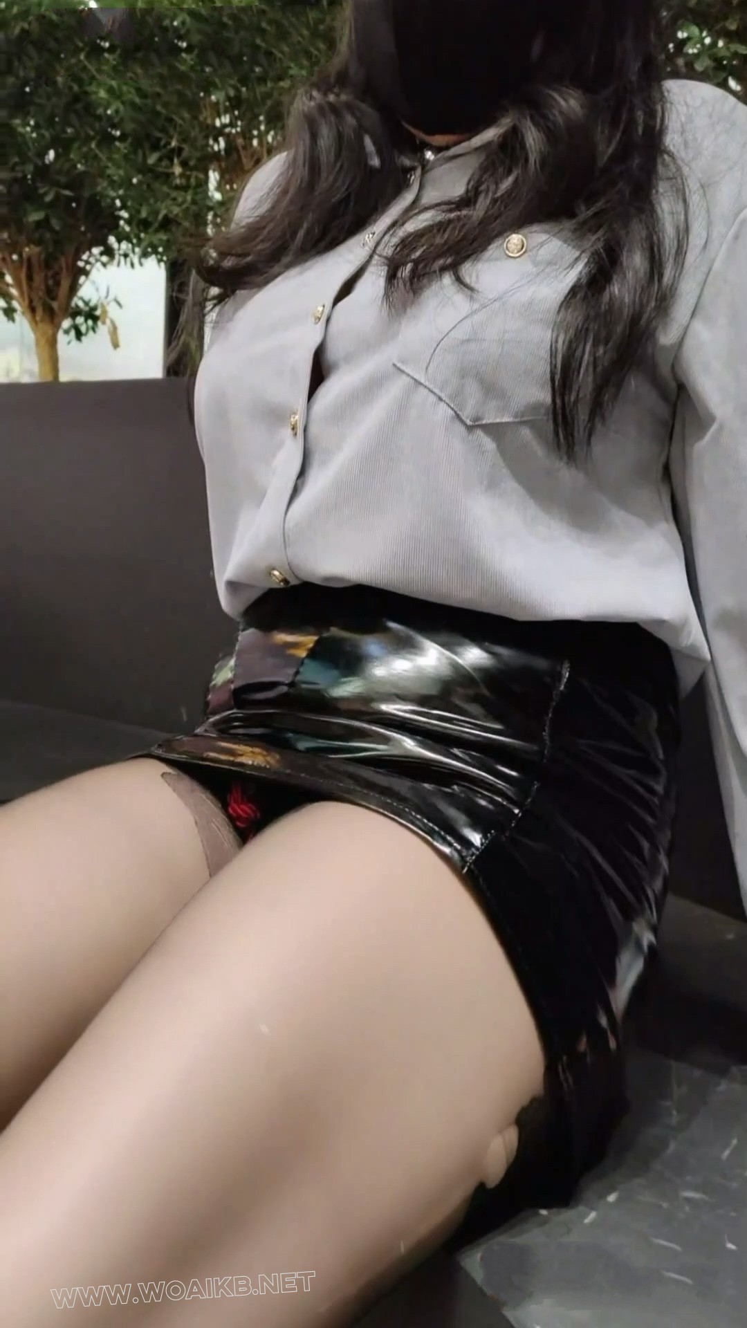《自缚的M女秘书 下》 户外强高、户外调教、带快乐蛋、假丁丁、G塞逛超市，虐足、... 预览图