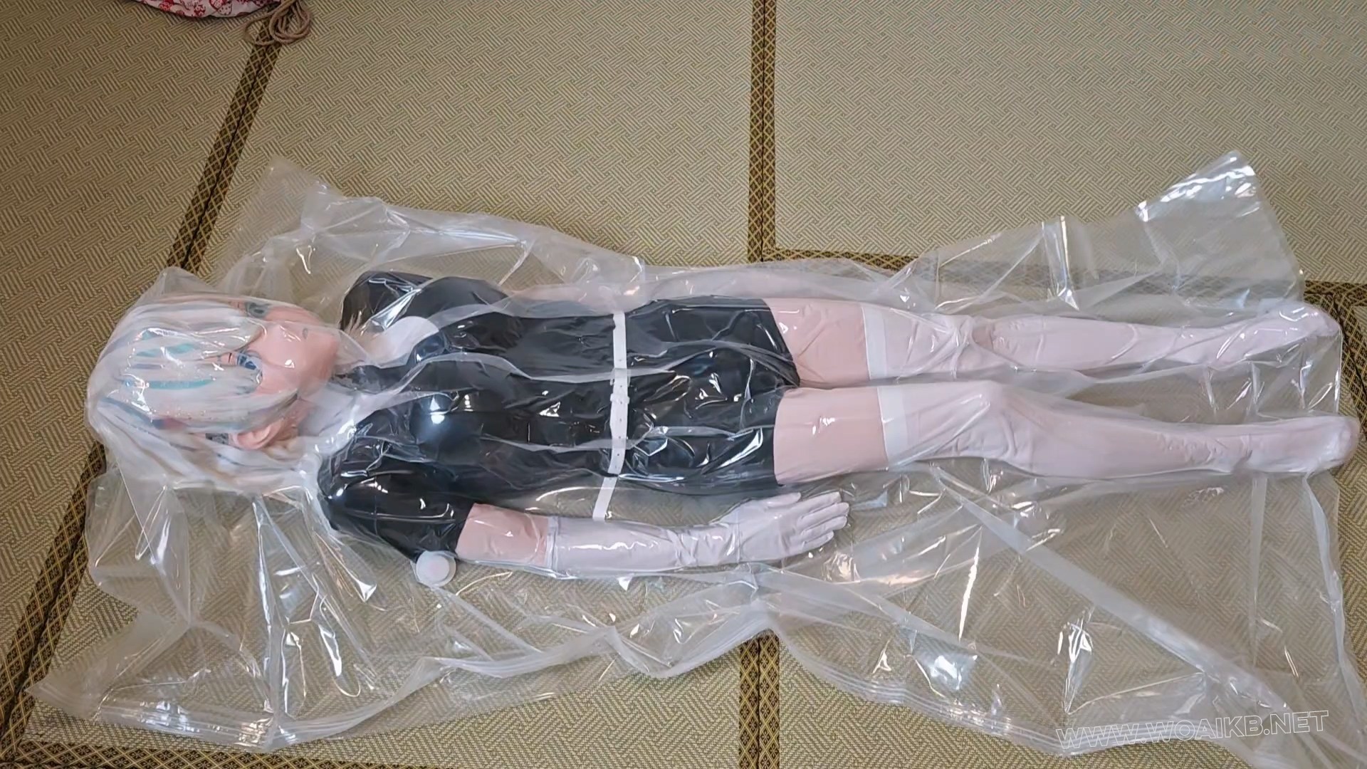 kugurumi kig胶带包手+热缩膜呼吸控制，真空袋窒息 预览图 9