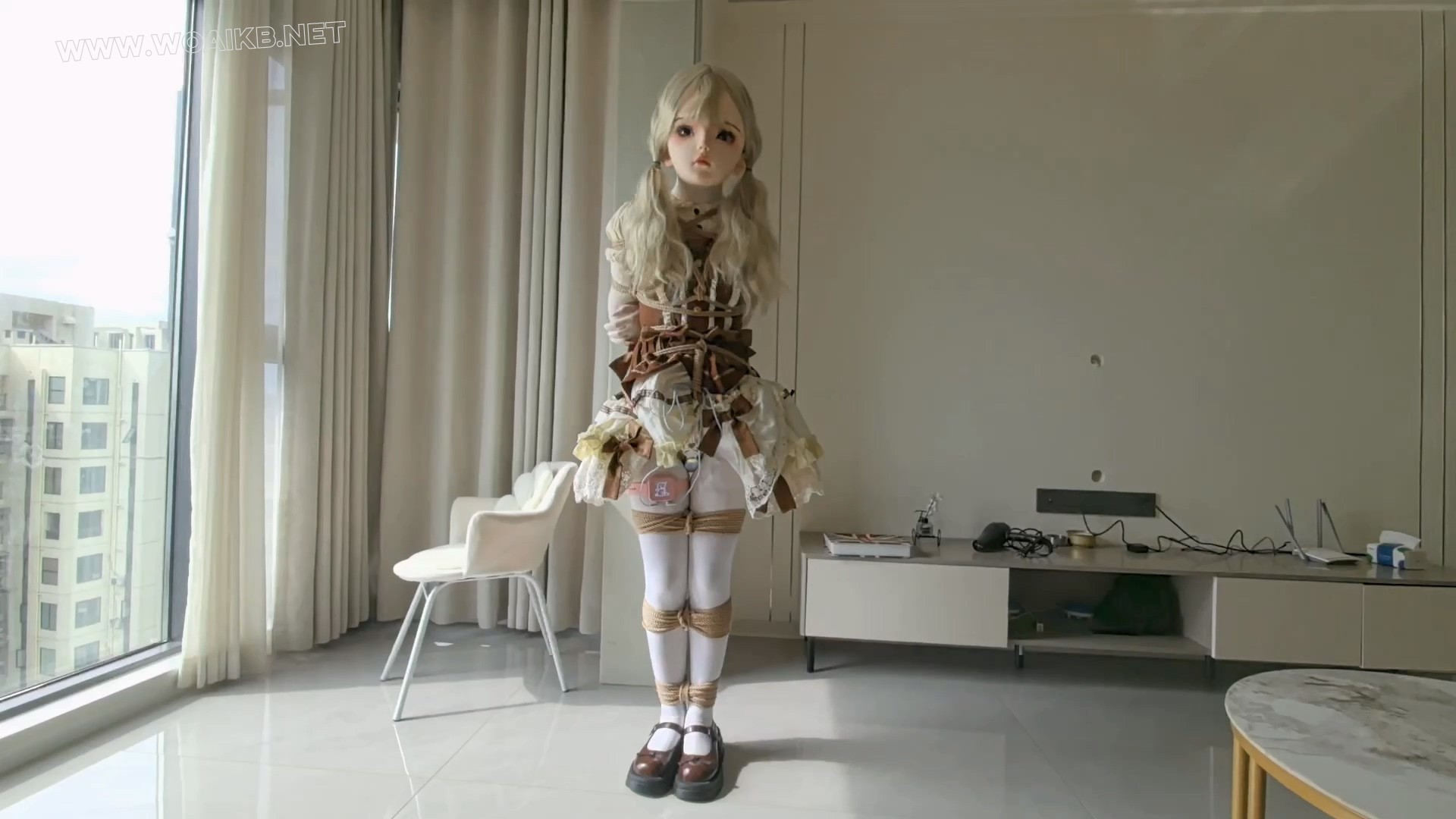 ◤人偶女友◢P机ZW都能GC三次真是饥渴坏了，可爱的娃娃里面藏着的是痛苦面具，完美... 预览图 7