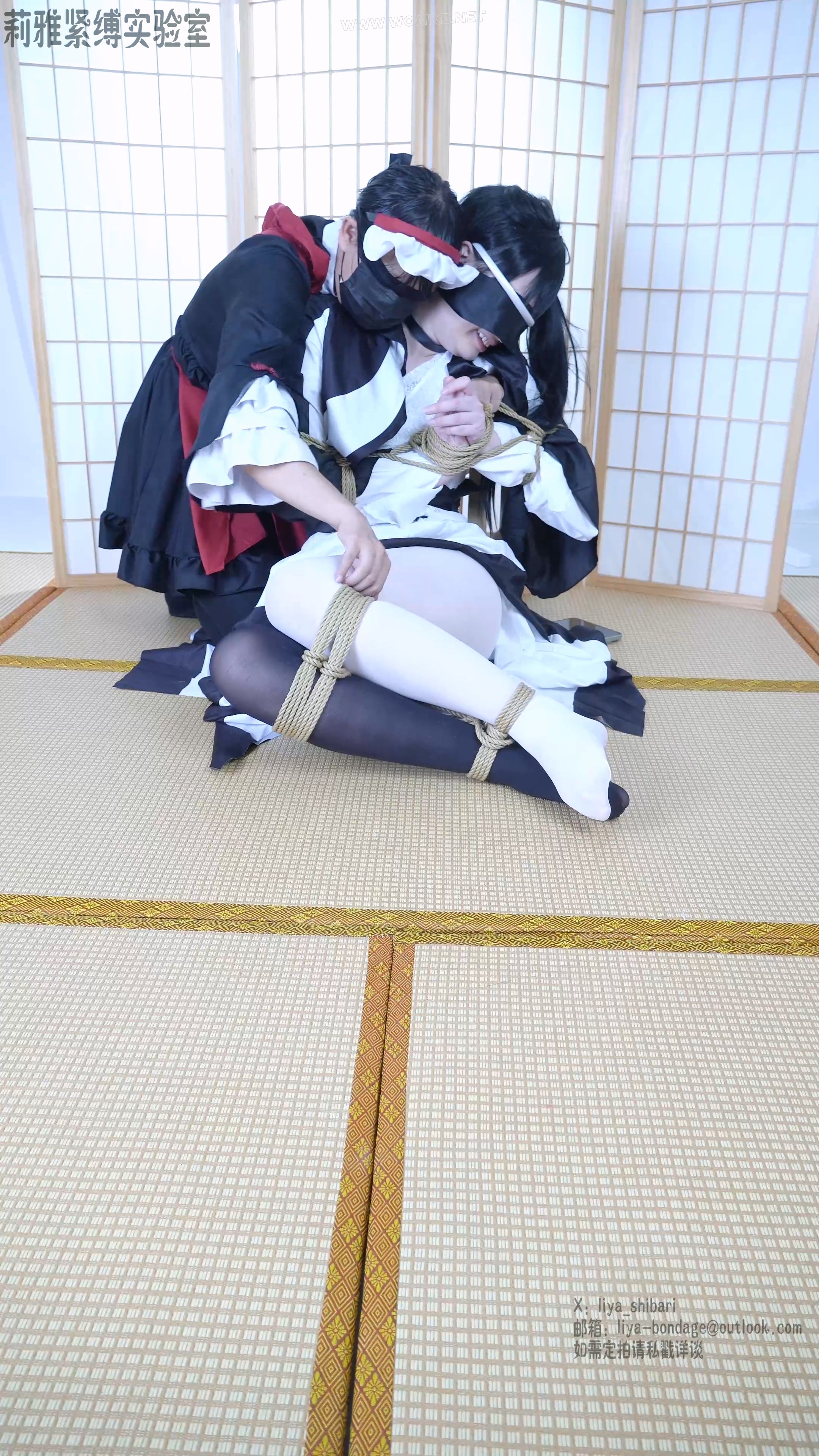 茨姆莉痒刑挑战 cosplayTK黑丝白丝 预览图 14