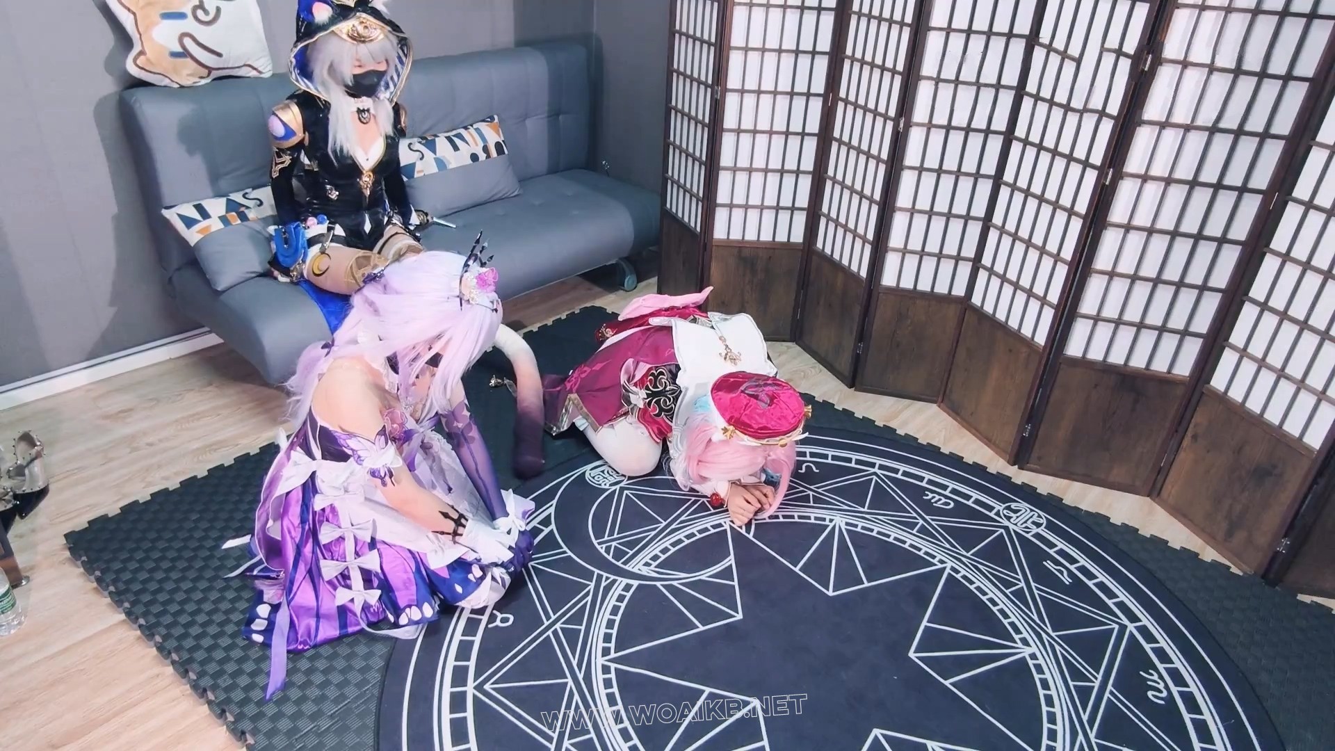 【妙妙X依依X多比】【赛飞儿X暇蝶X风堇 原创TK剧情 三女互玩 tk qg一小时剧情大作！】 预览图 2